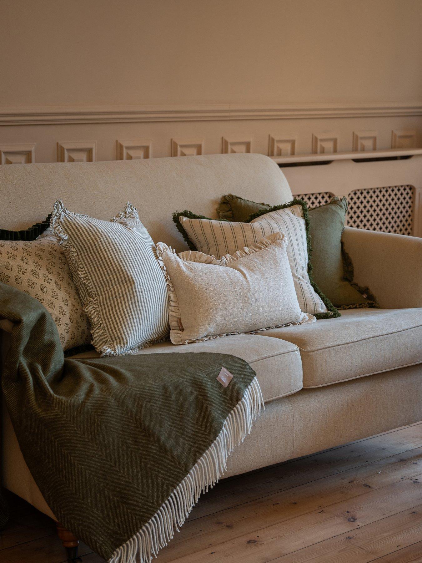 Image 3 of 3 of Ellenvale Interiors Grace Ruffle Cushion Cover 50x30