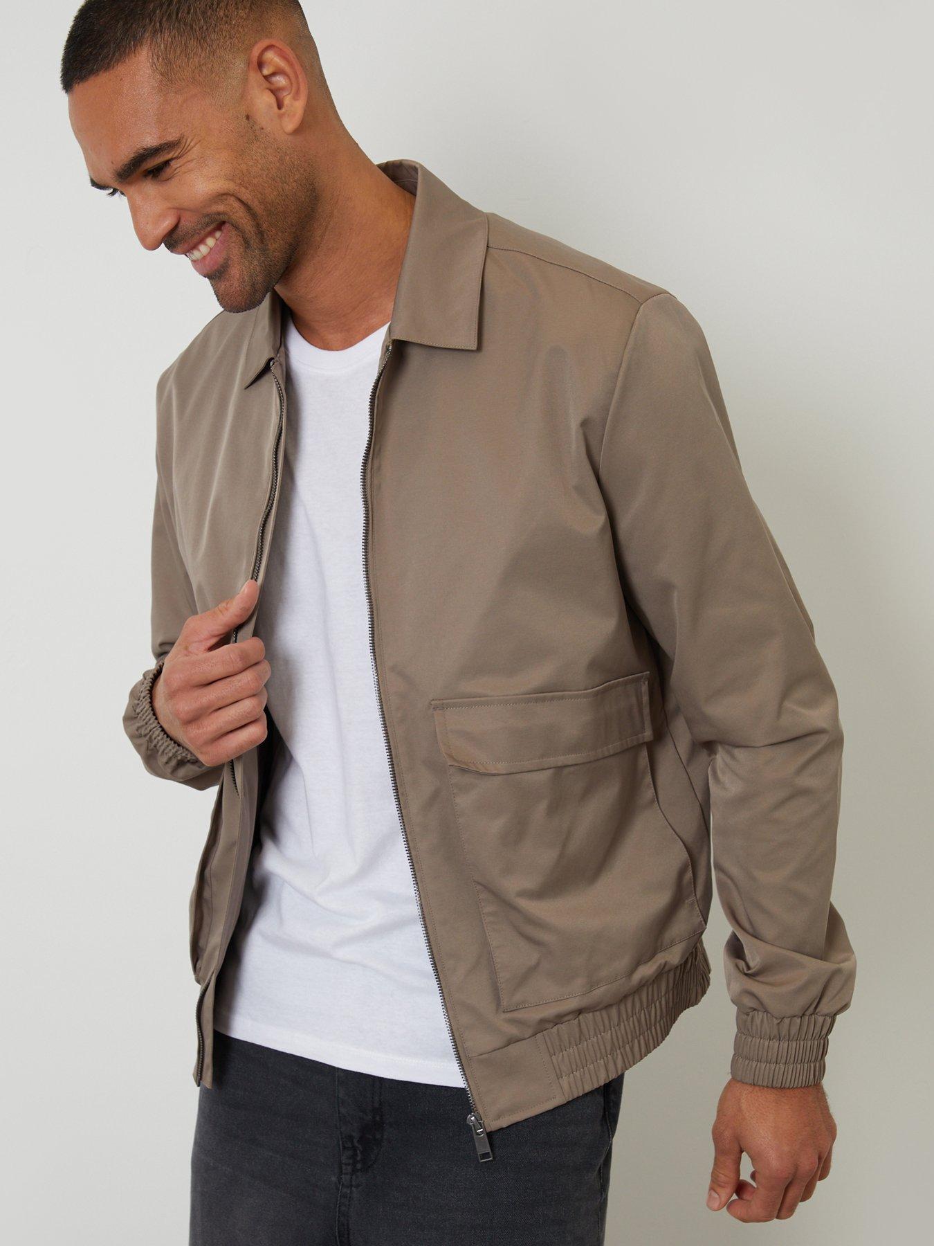 Image 1 of 5 of Threadbare Mens Jacket Dufty - Taupe