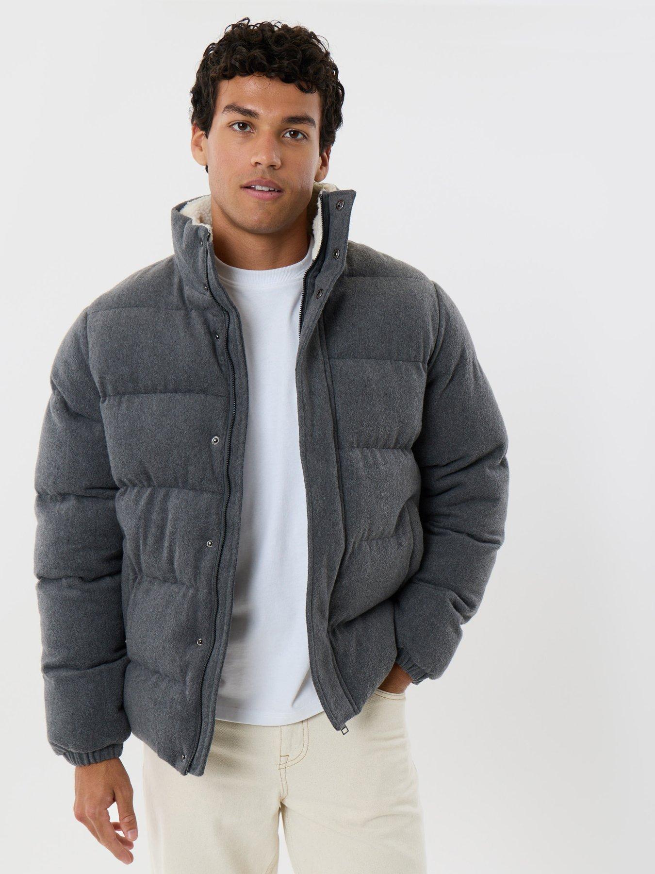 Image 1 of 4 of Threadbare Mens Jacket Market - Charcoal