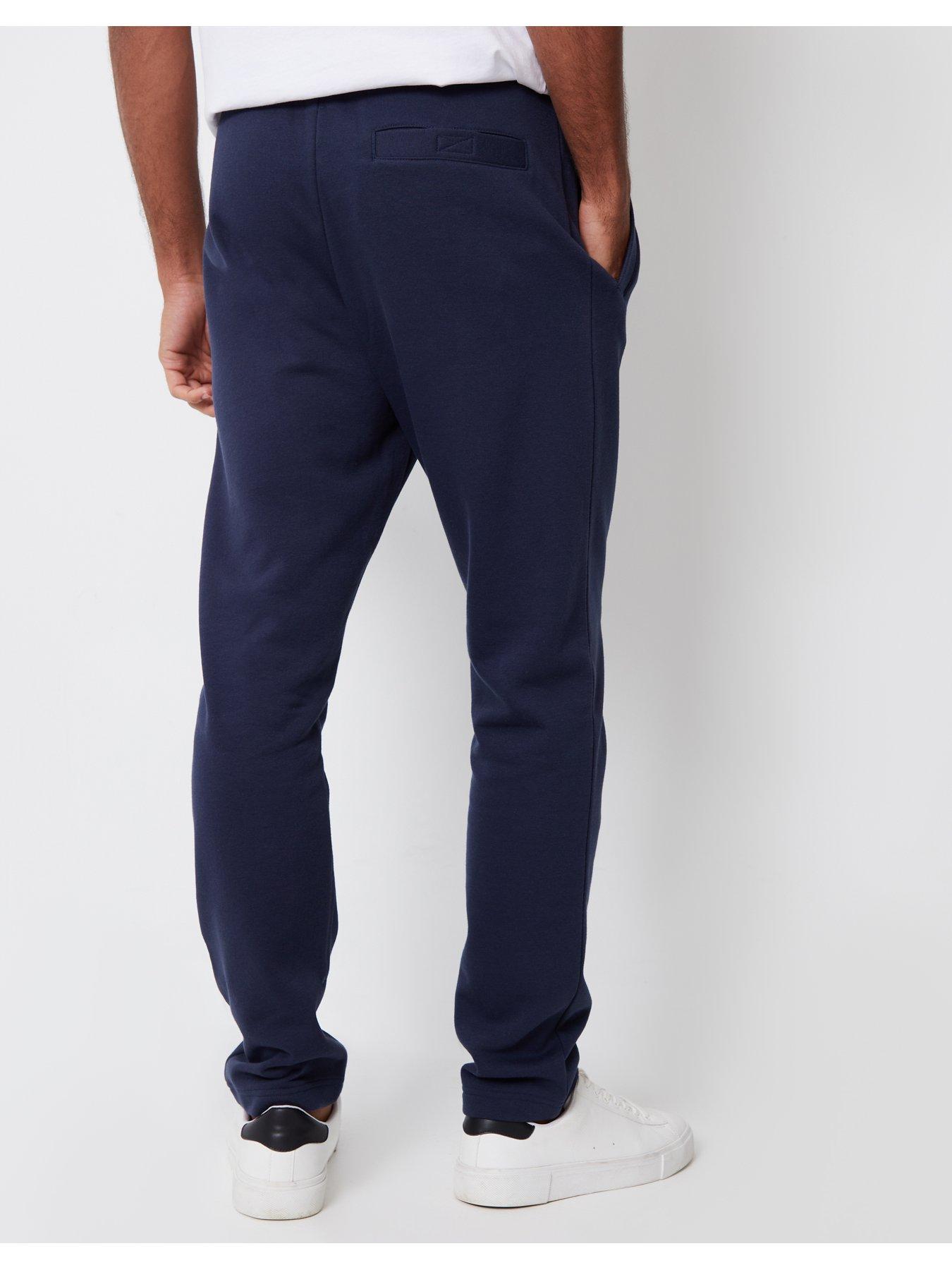 Image 2 of 4 of Threadbare Regular Fit Cotton Rich Joggers In Navy