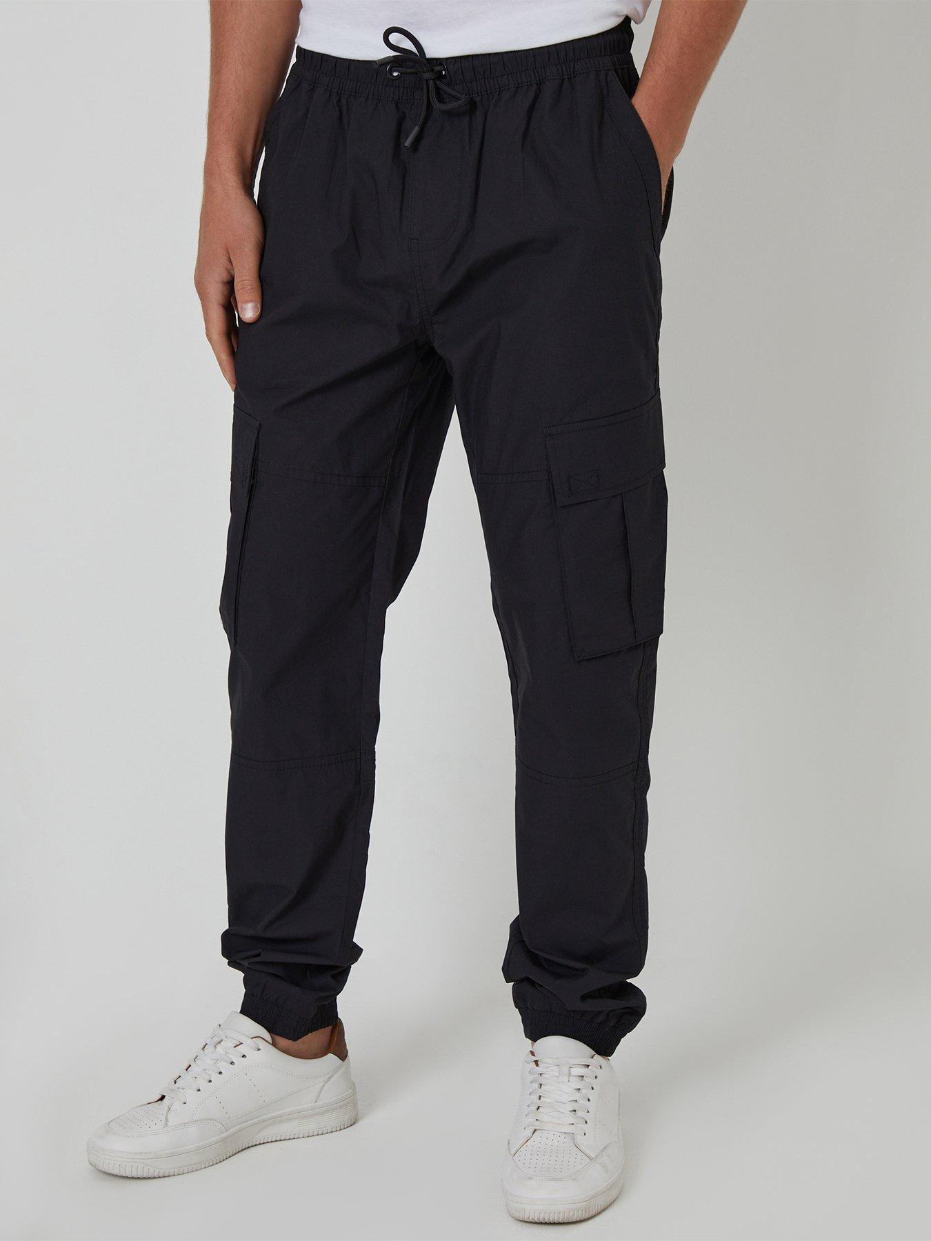 Image 1 of 4 of Threadbare Mens Trouser Prince - Black (Regular Fit)