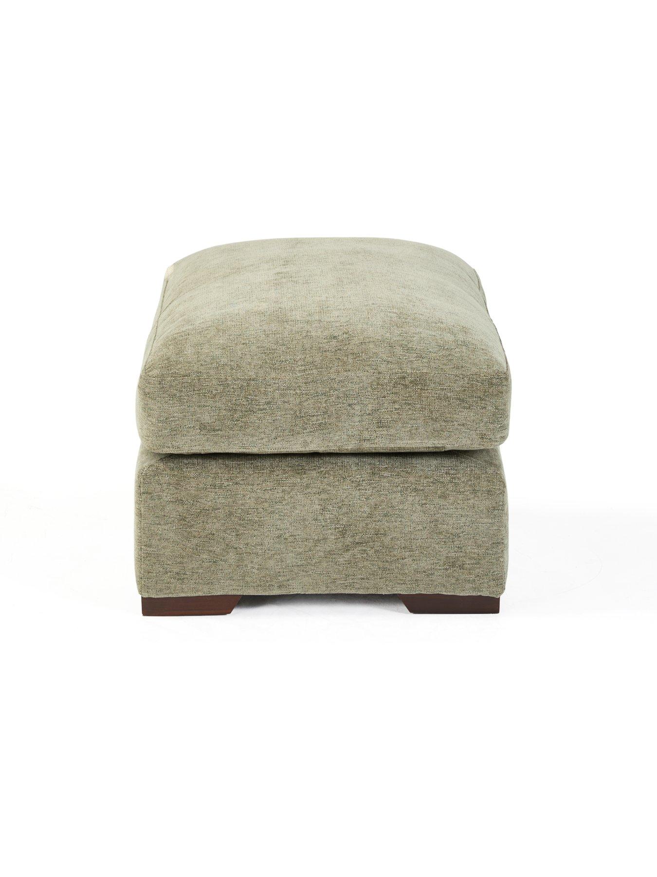 Image 4 of 7 of The Very Collection Paramount Large Footstool - Made to Order in the UK