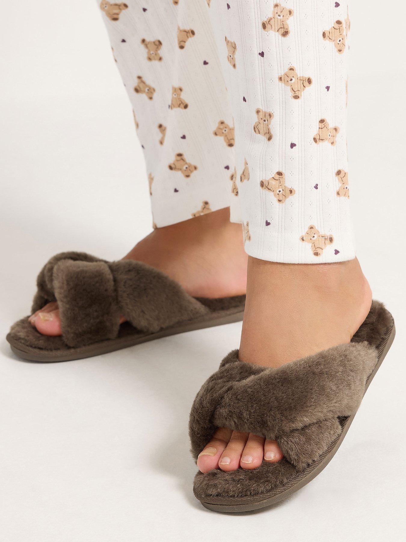 Image 1 of 4 of Yours Twisted Slip On Mule Slipper
