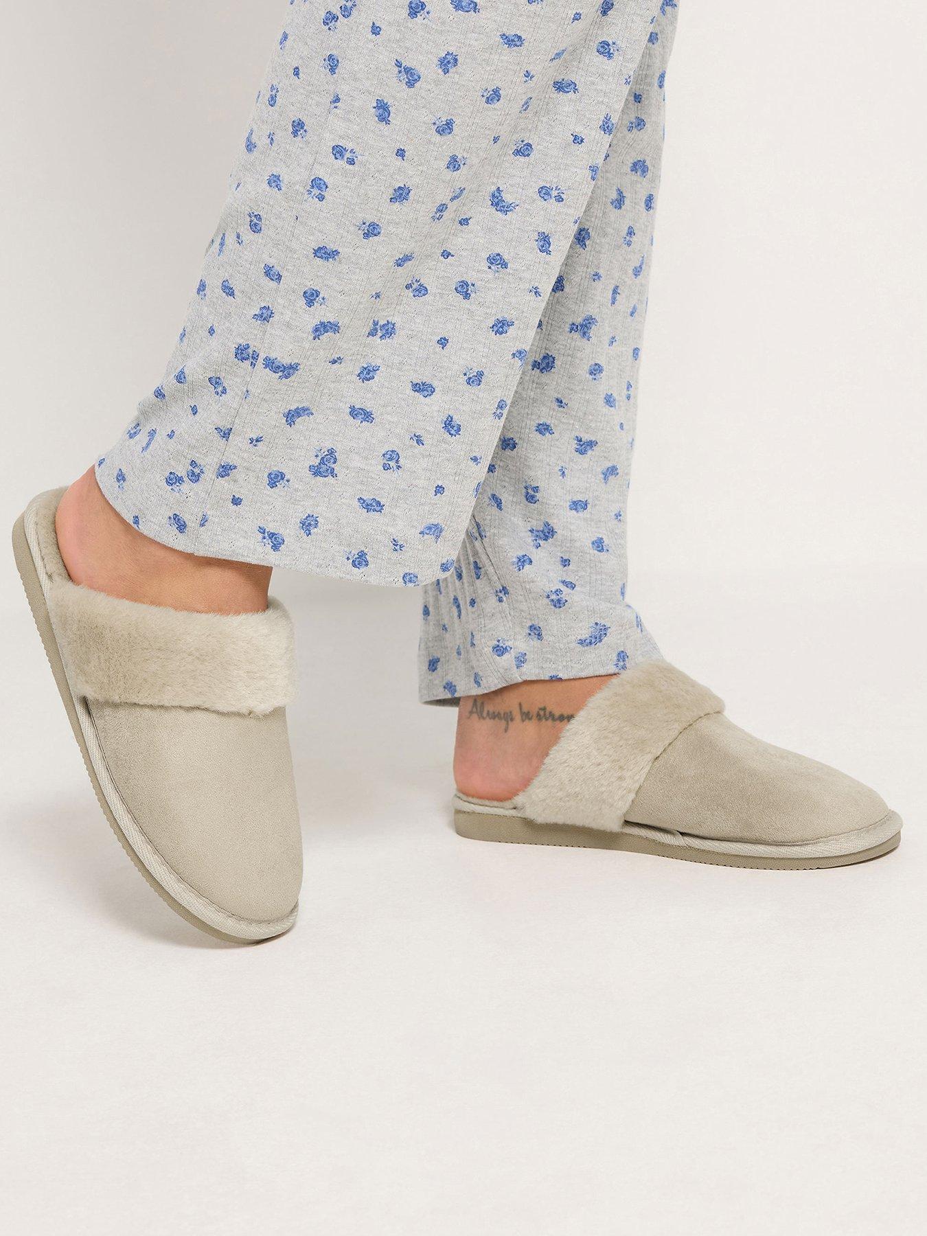 Image 1 of 4 of Yours Faux Shearling Mule Slipper