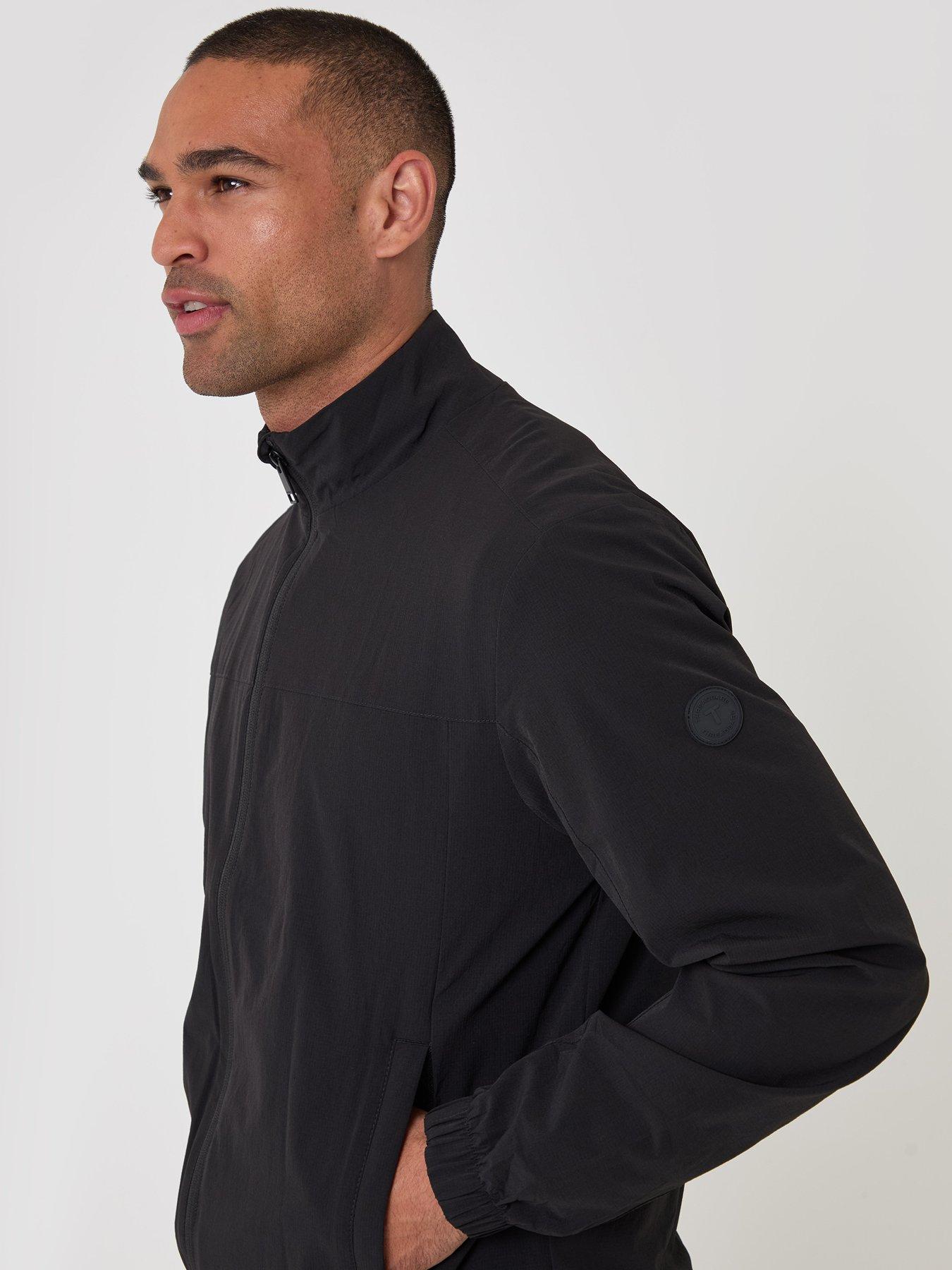 Image 4 of 5 of Threadbare Mens Jacket Idsal - Black (Funnel Collar)