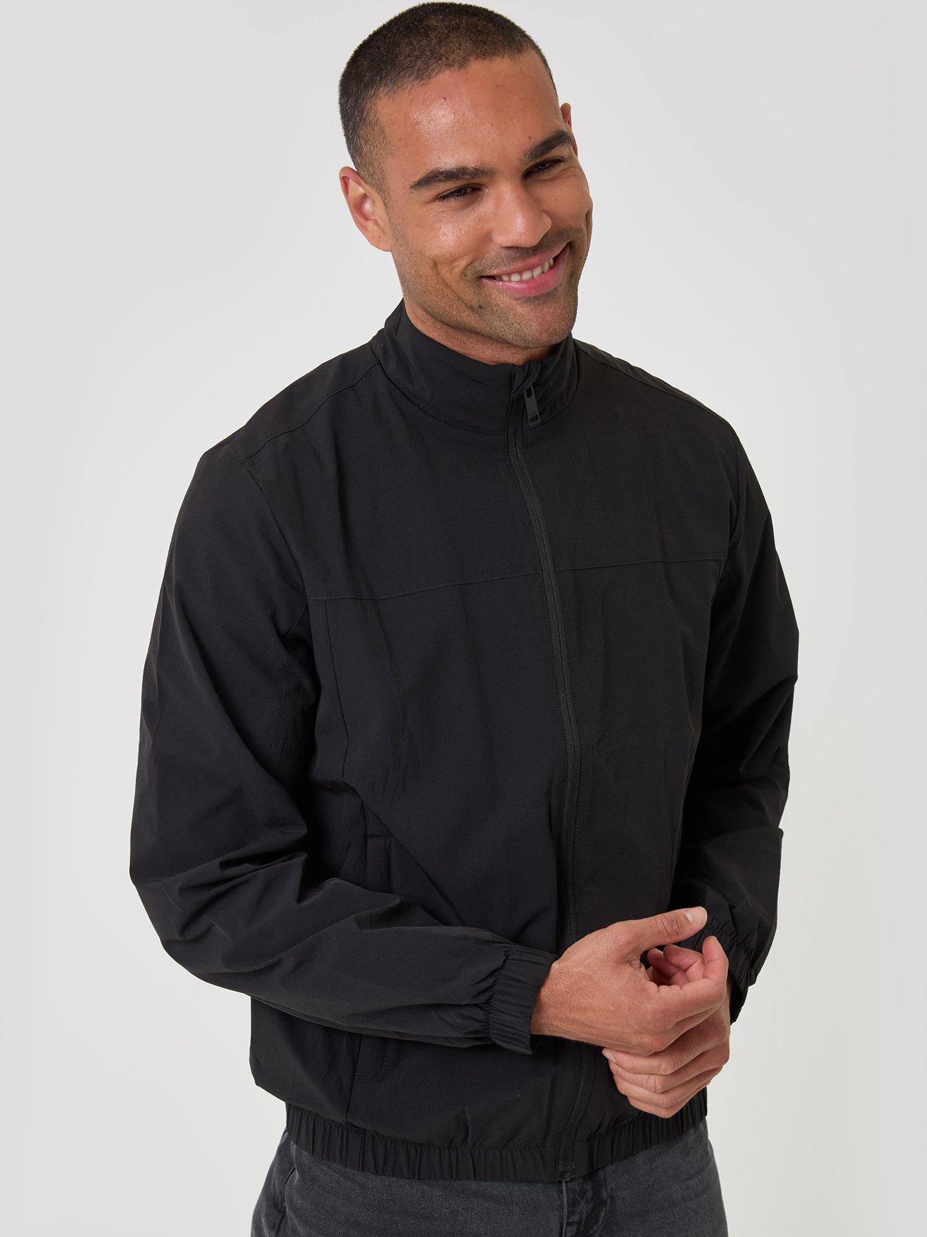 Image 5 of 5 of Threadbare Mens Jacket Idsal - Black (Funnel Collar)