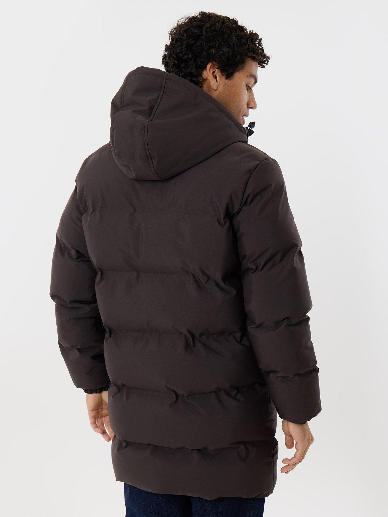 Image 2 of 6 of Threadbare Mens Jacket Solund - Chocolate (with Padding)