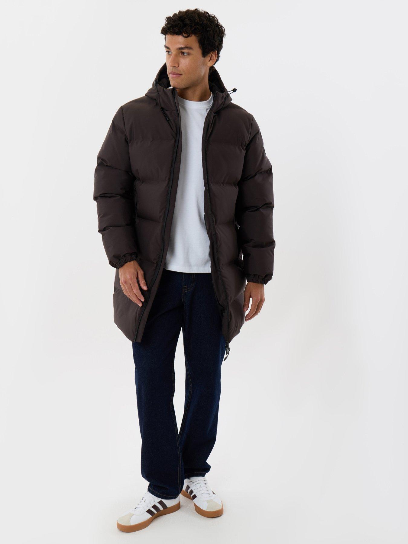 Image 3 of 6 of Threadbare Mens Jacket Solund - Chocolate (with Padding)