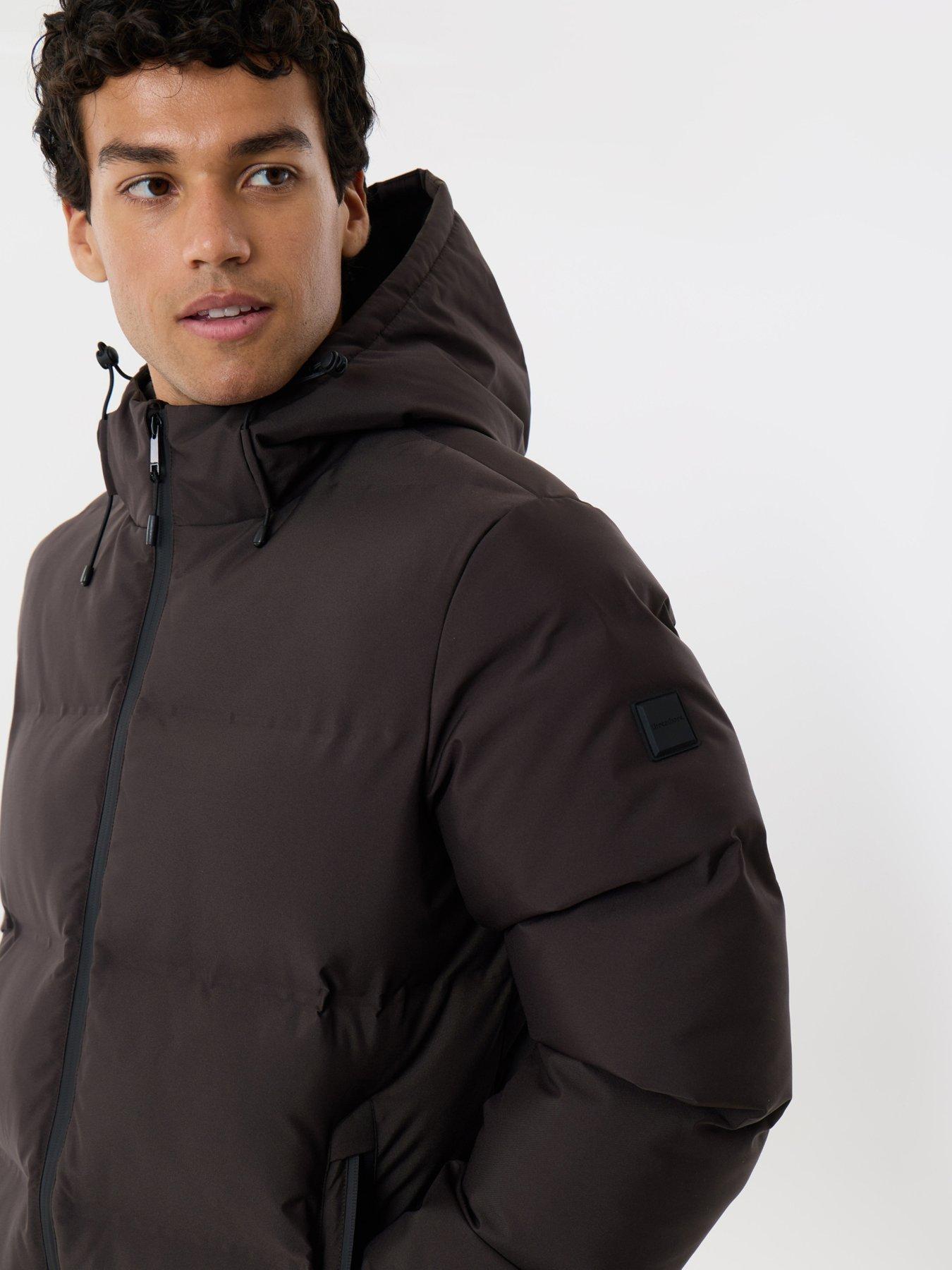 Image 4 of 6 of Threadbare Mens Jacket Solund - Chocolate (with Padding)
