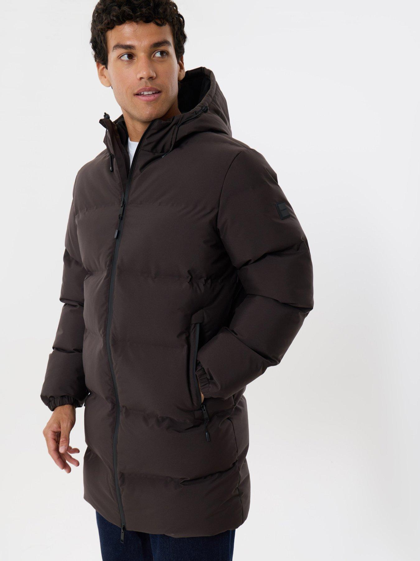 Image 5 of 6 of Threadbare Mens Jacket Solund - Chocolate (with Padding)