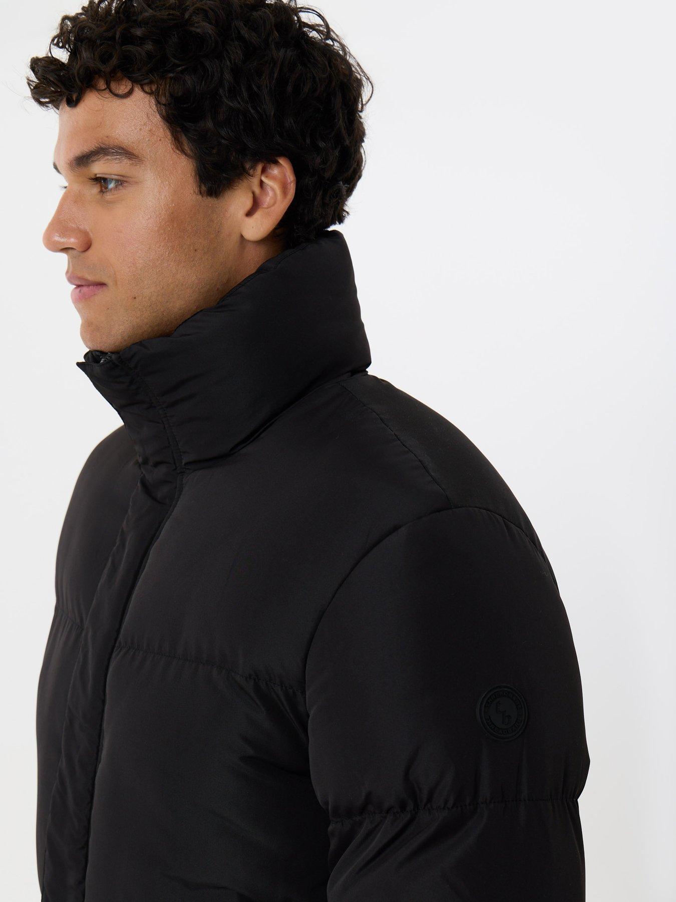 Image 4 of 4 of Threadbare Mens Jacket Fir - Black (with Padding)