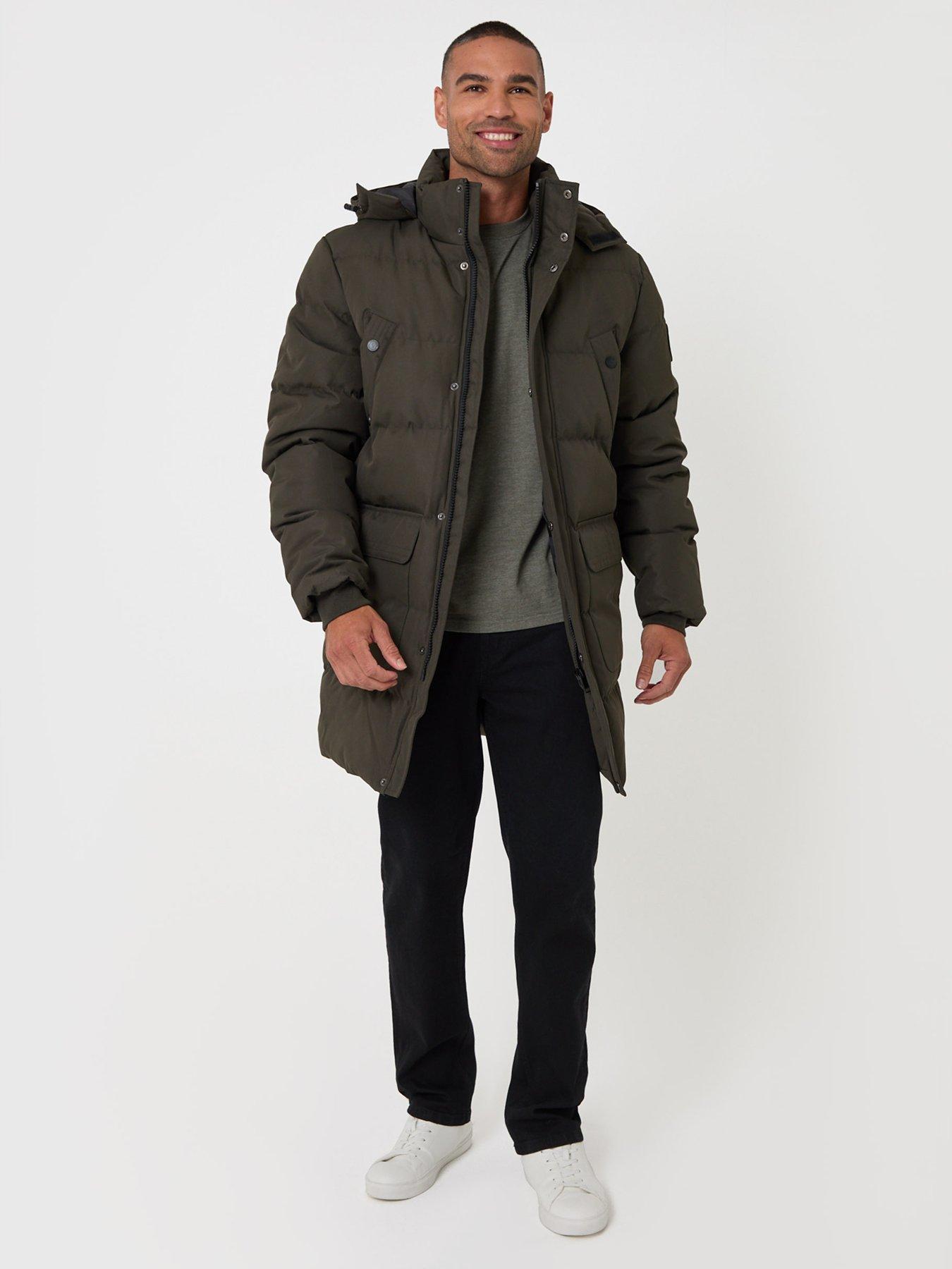 Image 3 of 5 of Threadbare Mens Jacket Coco - Khaki (with Padding)