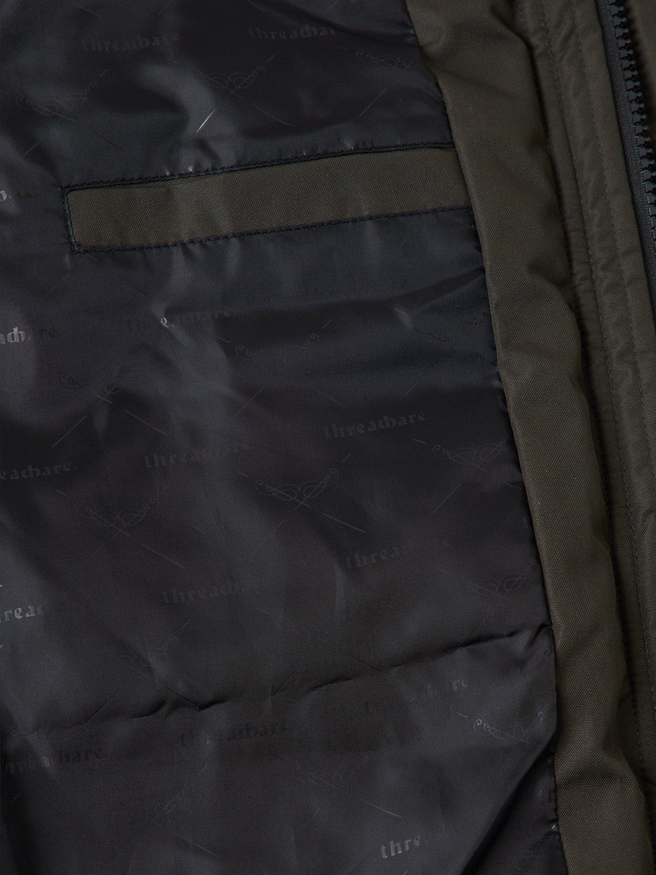 Image 5 of 5 of Threadbare Mens Jacket Coco - Khaki (with Padding)