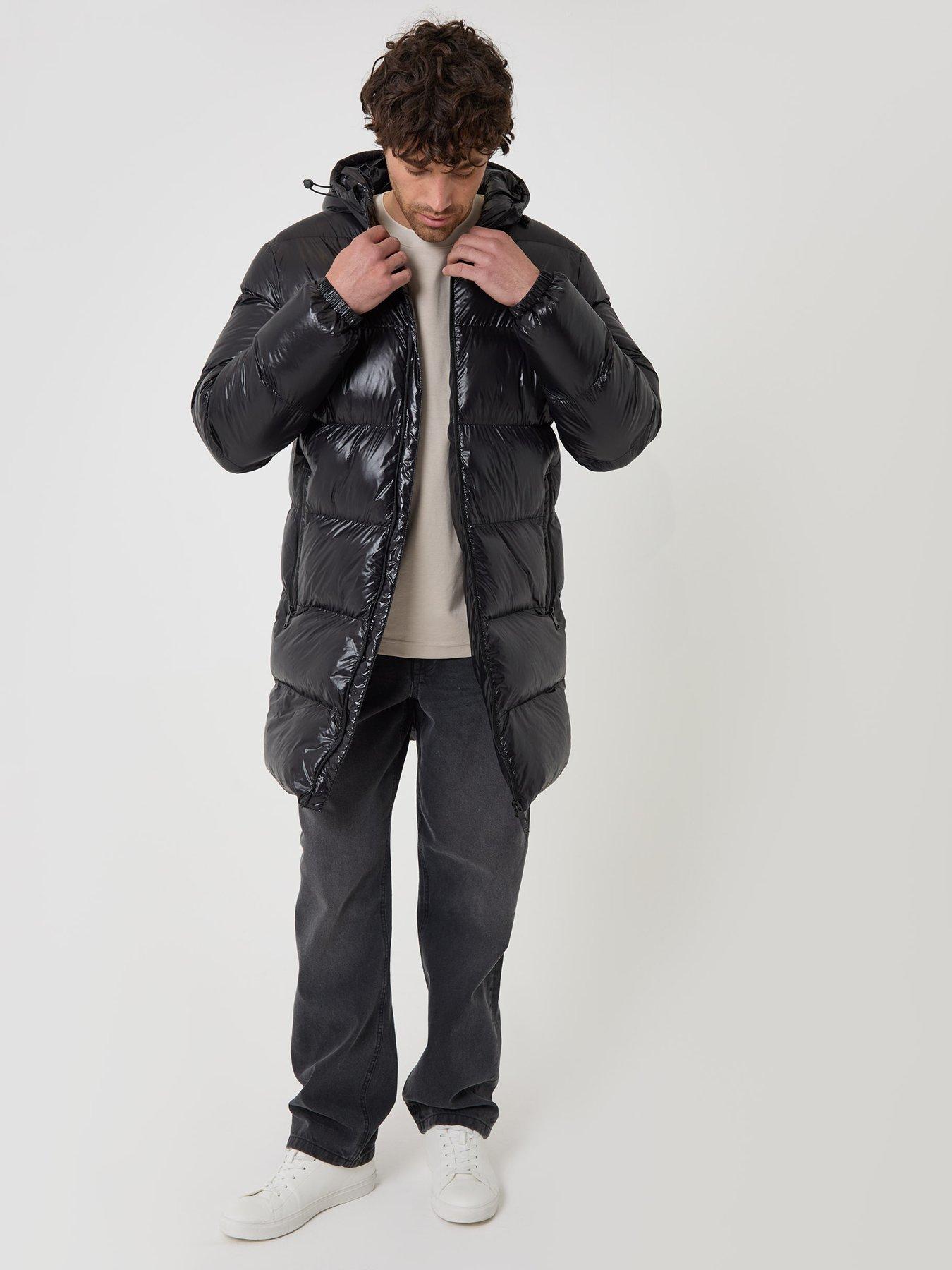 Image 2 of 4 of Threadbare Mens Jacket Lees - Black (was Lee) (with Padding)
