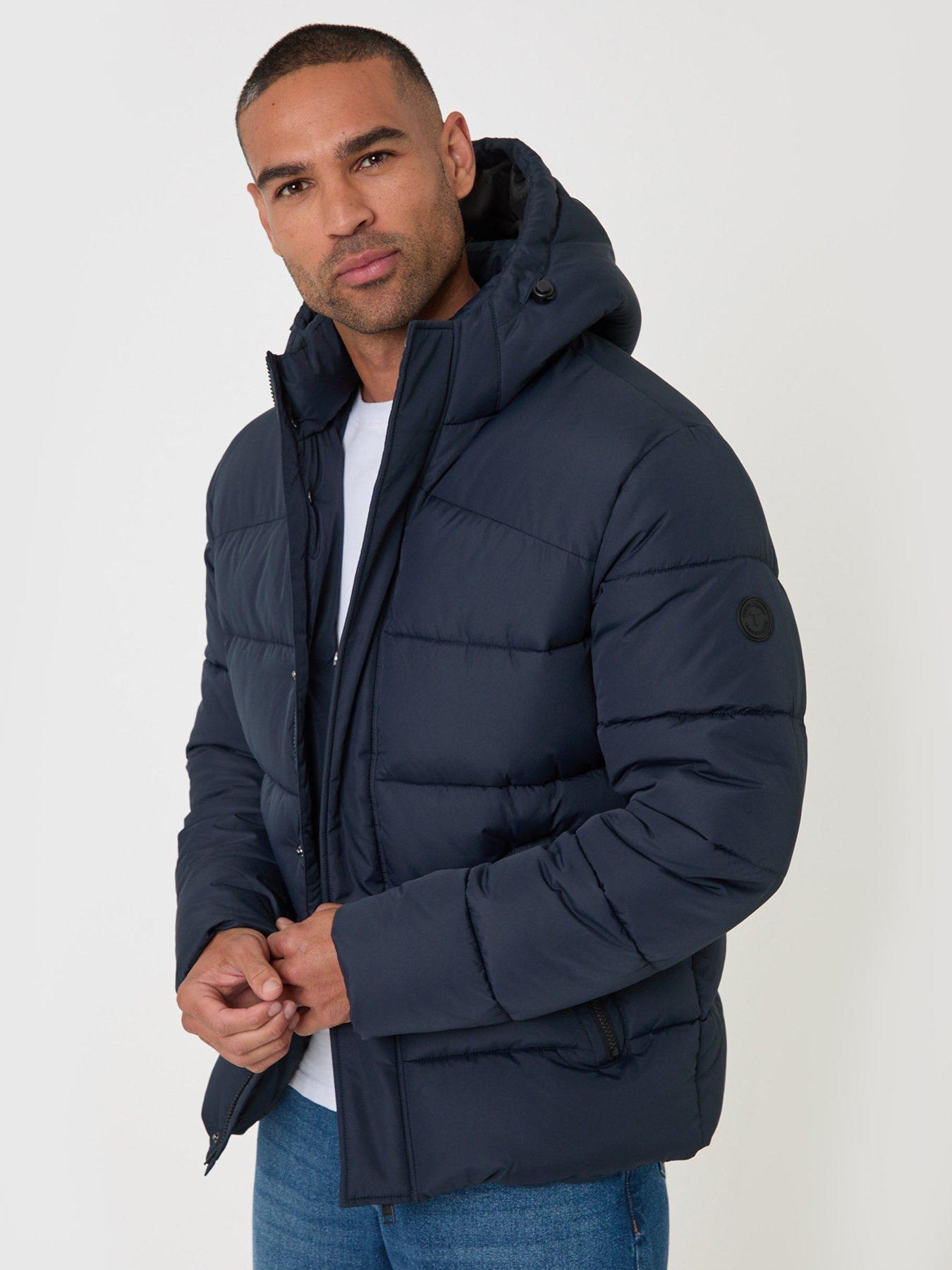 Image 1 of 5 of Threadbare Mens Jacket Torso - Navy (with Padding)