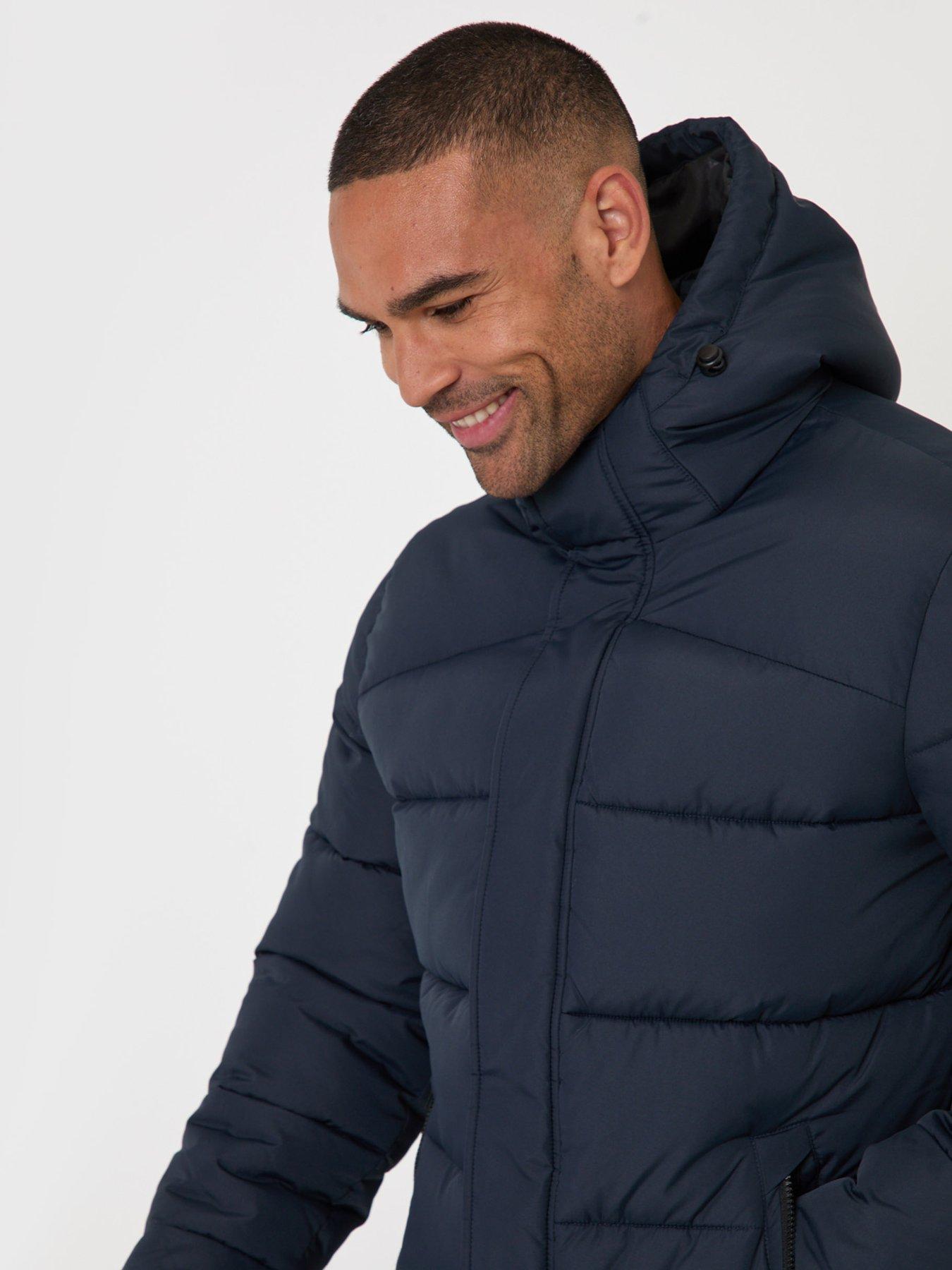 Image 4 of 5 of Threadbare Mens Jacket Torso - Navy (with Padding)