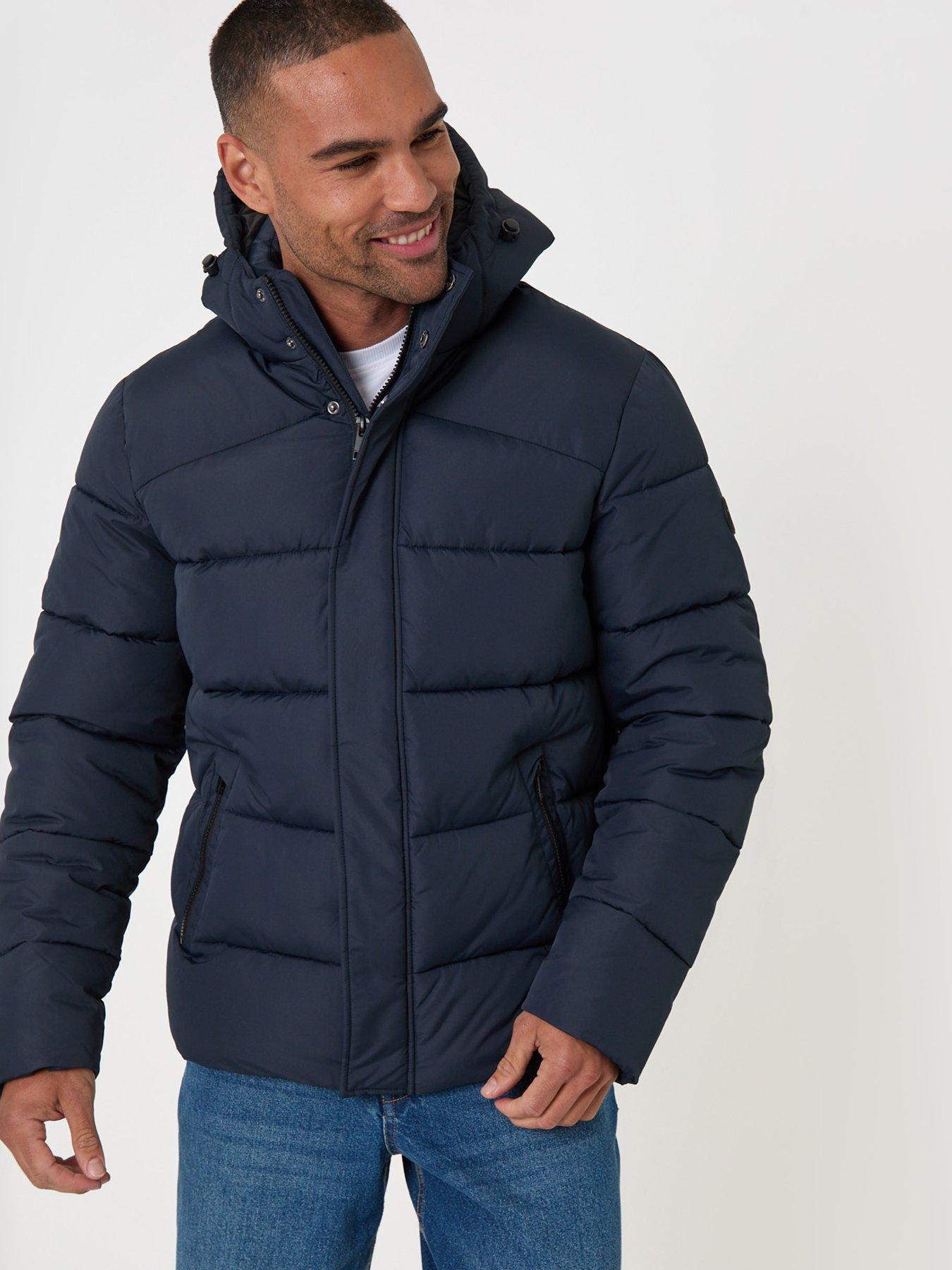 Image 5 of 5 of Threadbare Mens Jacket Torso - Navy (with Padding)