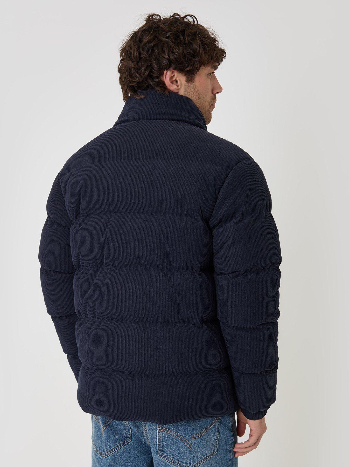 Image 2 of 5 of Threadbare Mens Jacket Cordial - Navy (with Padding) (without hood)
