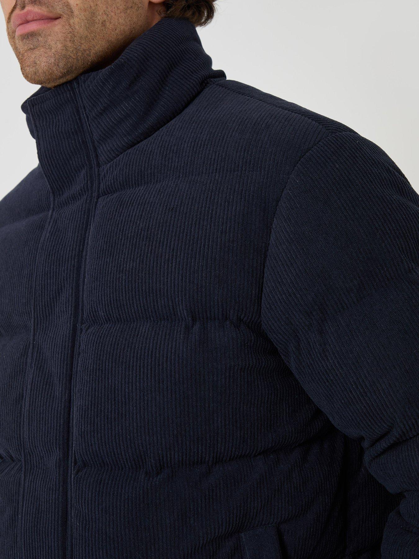 Image 4 of 5 of Threadbare Mens Jacket Cordial - Navy (with Padding) (without hood)