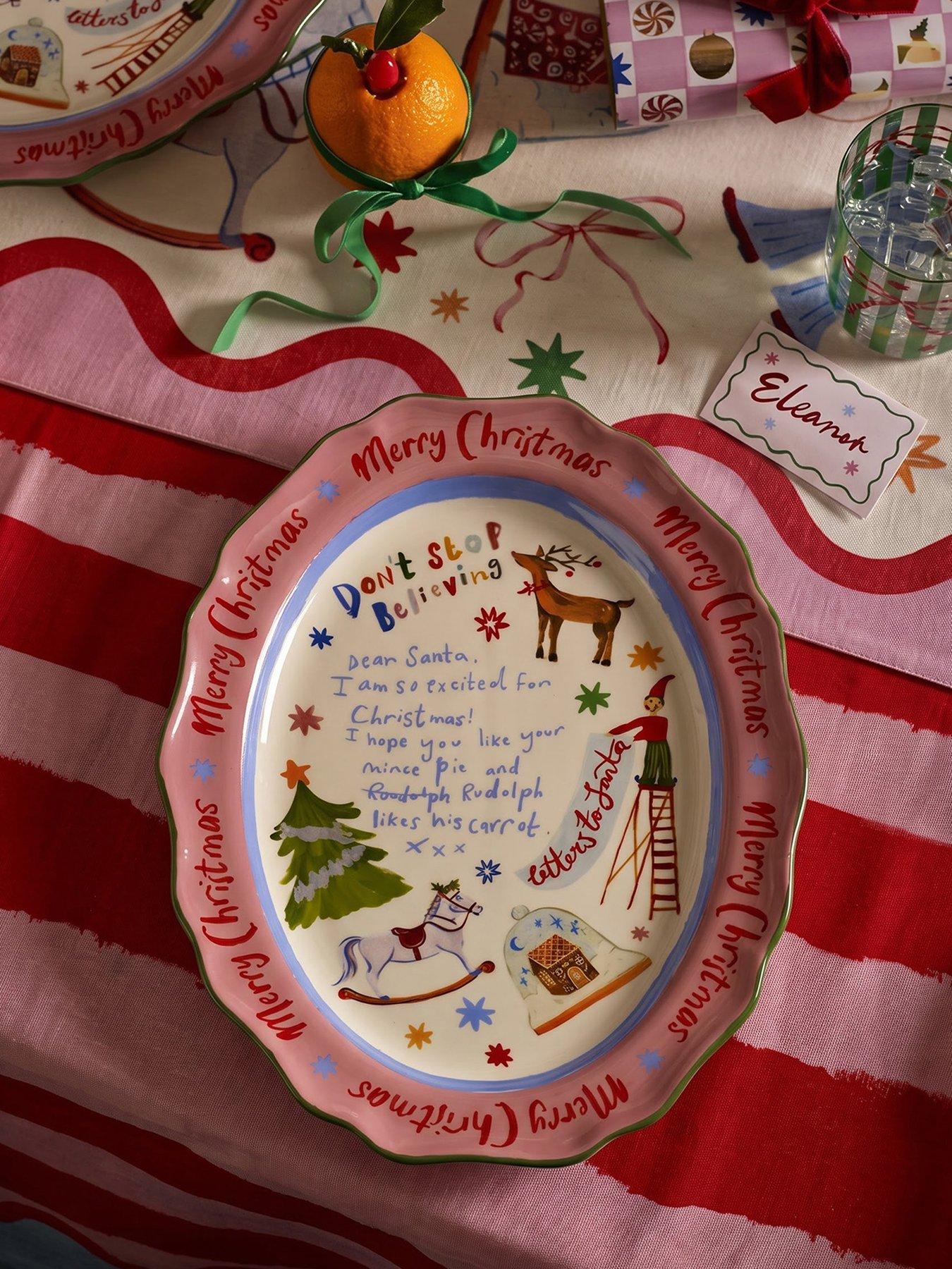 Image 3 of 6 of Eleanor Bowmer Dear Santa Serve Platter