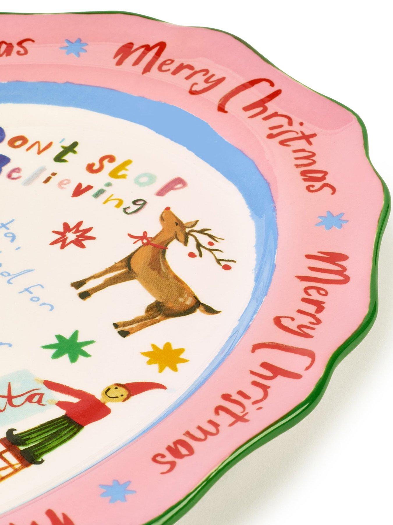 Image 5 of 6 of Eleanor Bowmer Dear Santa Serve Platter