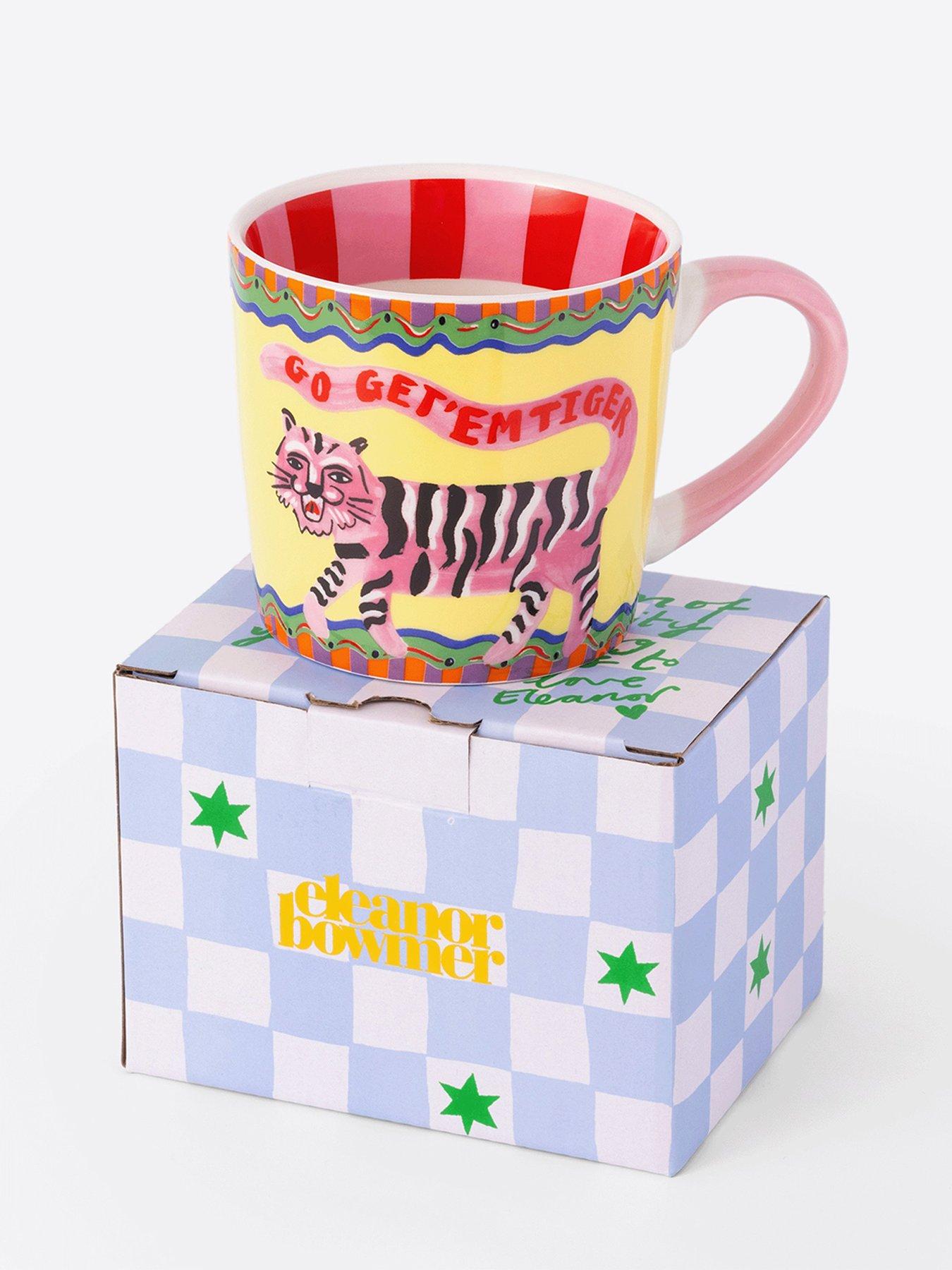 Image 6 of 7 of Eleanor Bowmer Eleanor Bowmer Go Get Em Tiger A5 Spiral Notebook &amp; Mug Set