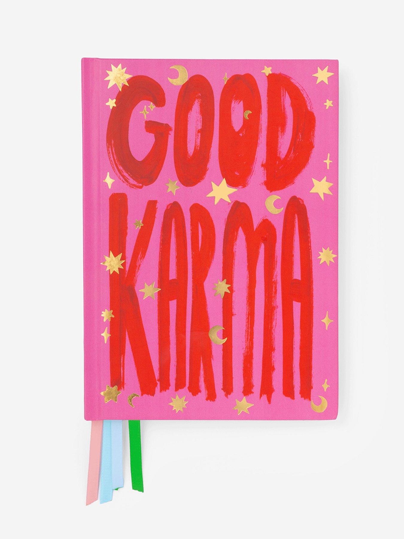 Image 5 of 7 of Eleanor Bowmer Eleanor Bowmer Good Karma A5 Casebound Notebook &amp; Mug Set