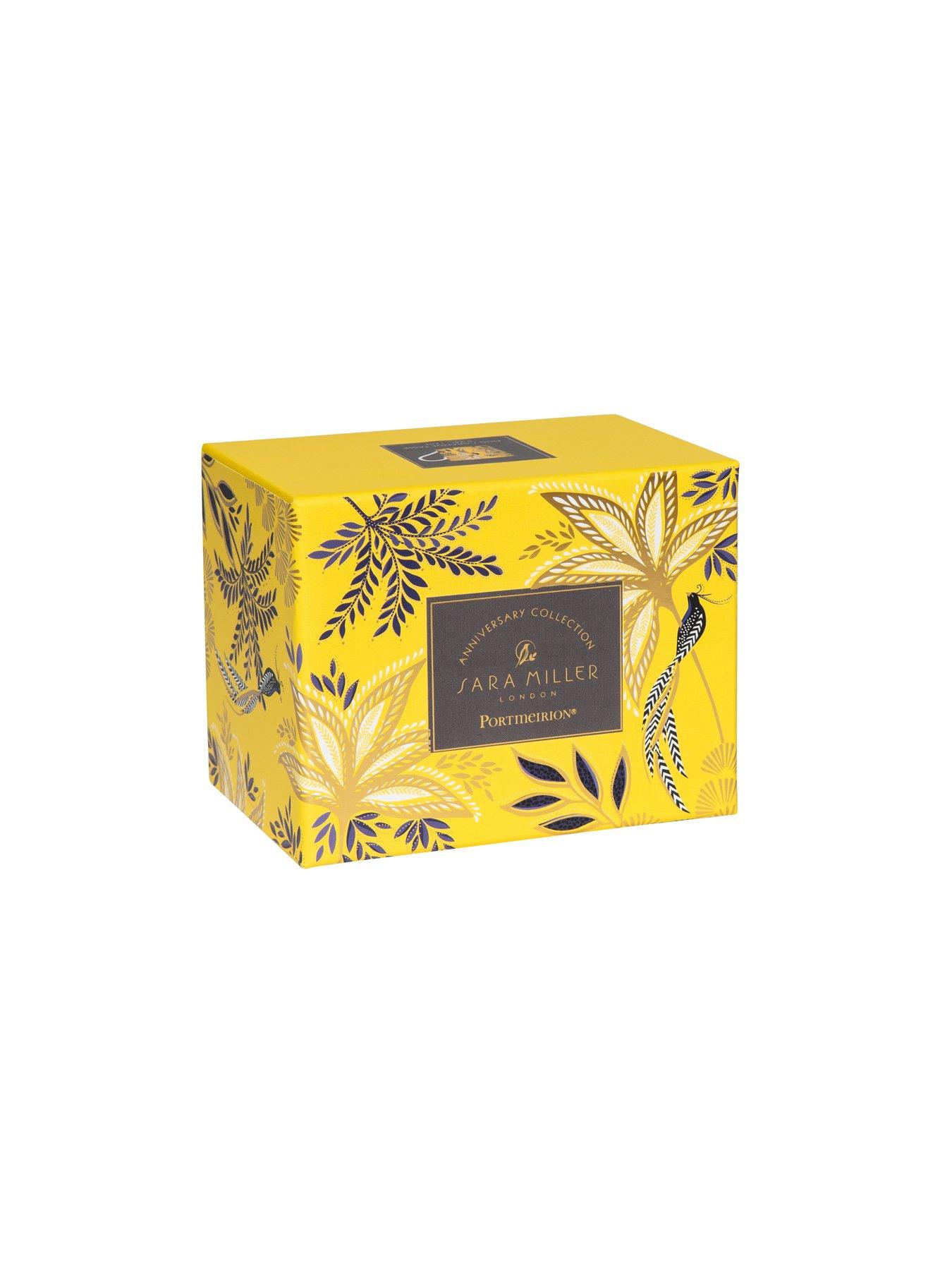 Image 5 of 5 of Sara Miller Anniversary Birds & Bloom Mug - Yellow