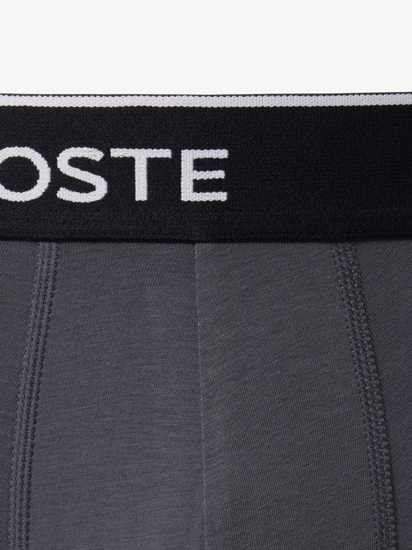 Image 2 of 3 of Lacoste 5 Pack Stretch Cotton Trunks