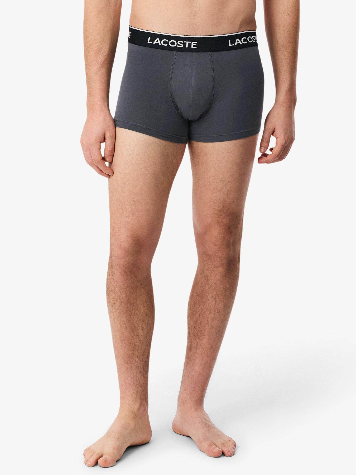 Image 3 of 3 of Lacoste 5 Pack Stretch Cotton Trunks