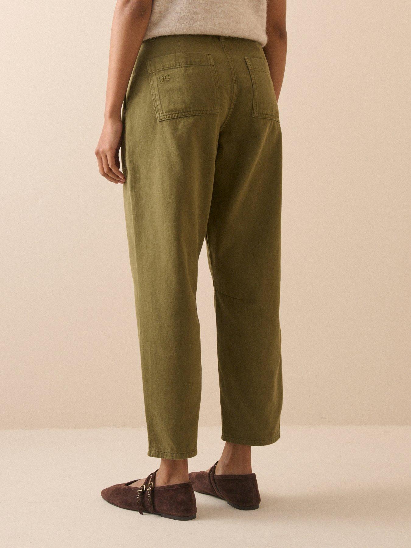 Image 2 of 5 of Nobodys Child Womens Thea Utility Pocket Straight Leg Trousers - Khaki