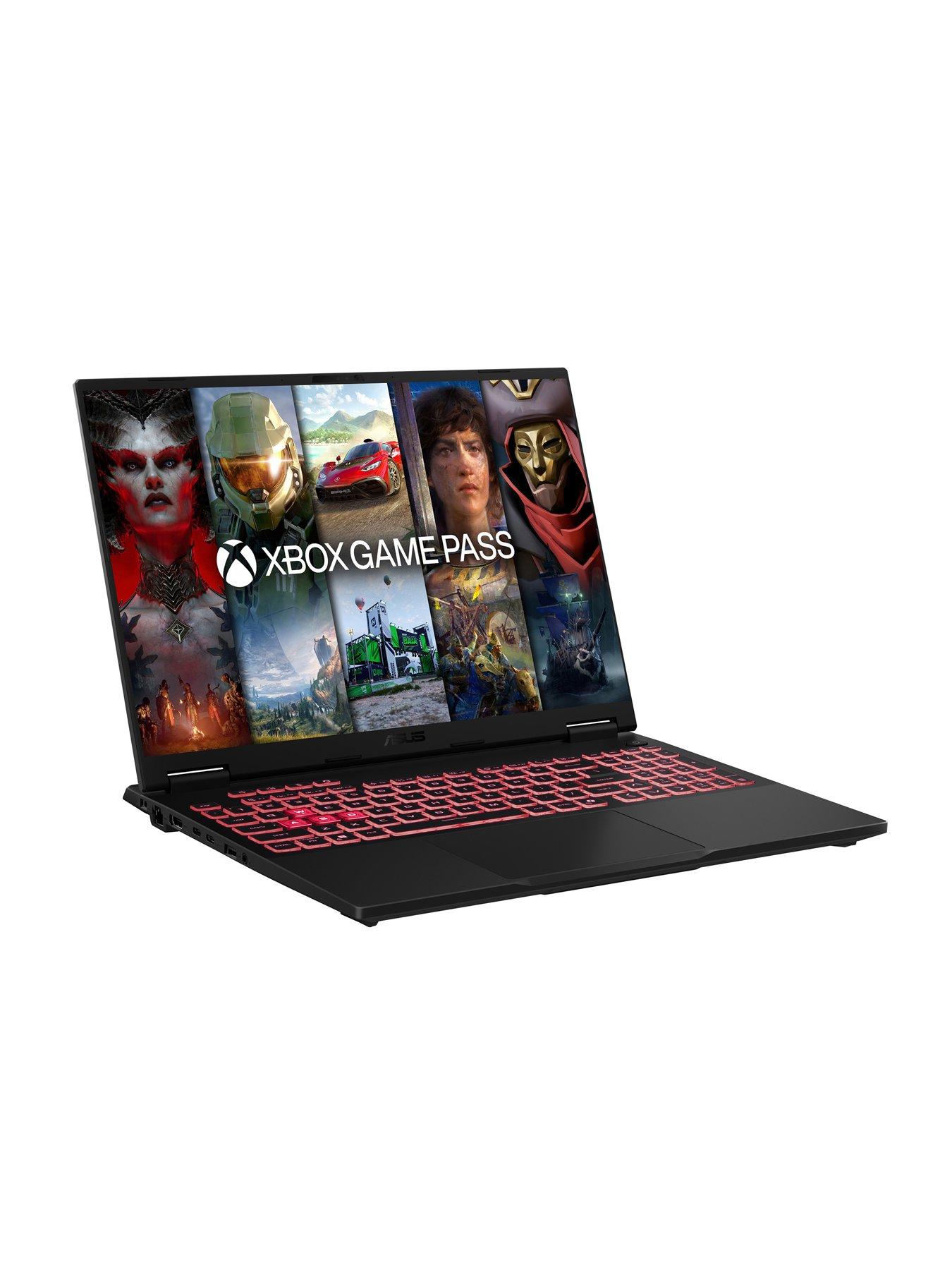 Image 2 of 7 of Asus TUF Gaming A16 16in 1920 x 1200 Gaming Laptop - GeForce RTX 5070 - AMD Ryzen 9 8940HX - 16GB RAM, 1TB SSD - Grey