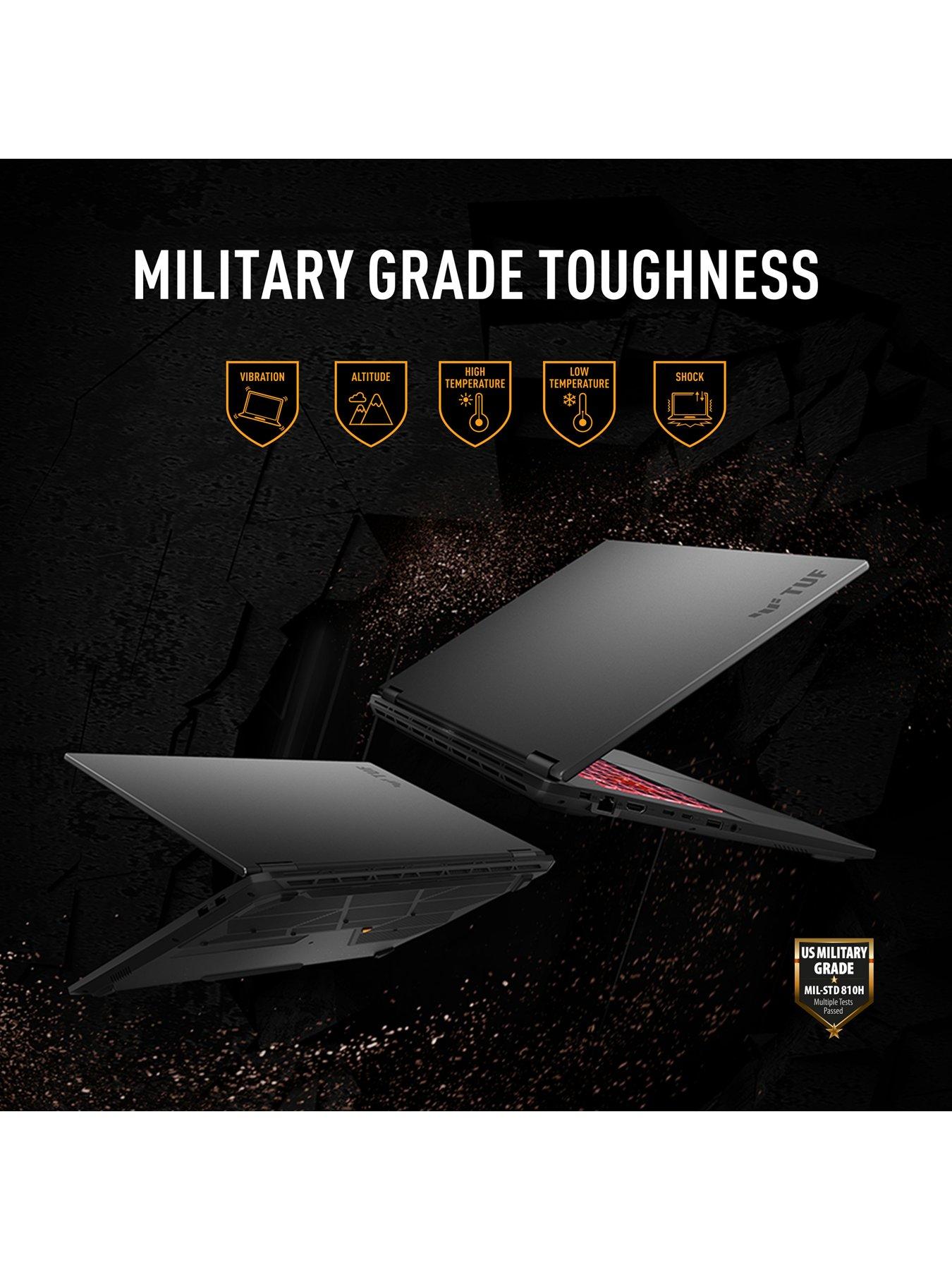 Image 4 of 7 of Asus TUF Gaming A16 16in 1920 x 1200 Gaming Laptop - GeForce RTX 5070 - AMD Ryzen 9 8940HX - 16GB RAM, 1TB SSD - Grey