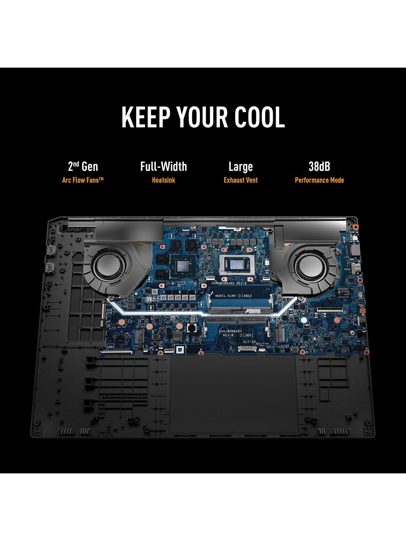 Image 5 of 7 of Asus TUF Gaming A16 16in 1920 x 1200 Gaming Laptop - GeForce RTX 5070 - AMD Ryzen 9 8940HX - 16GB RAM, 1TB SSD - Grey