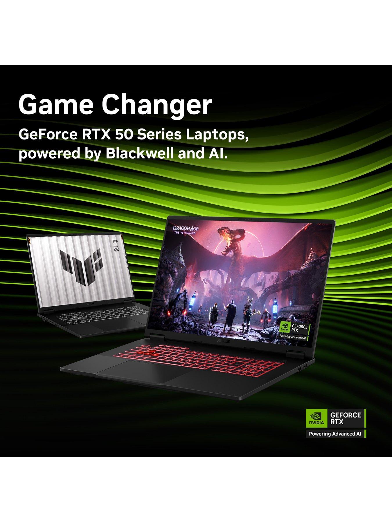Image 6 of 7 of Asus TUF Gaming A16 16in 1920 x 1200 Gaming Laptop - GeForce RTX 5070 - AMD Ryzen 9 8940HX - 16GB RAM, 1TB SSD - Grey