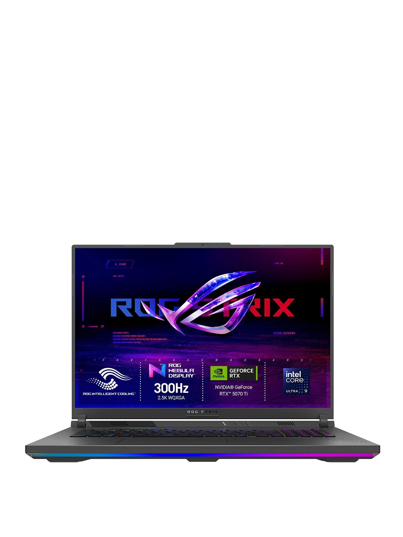 Image 1 of 7 of Asus Strix G18 18in 2560 x 1600 Gaming Laptop - GeForce RTX 5070 Ti - Intel Core Ultra 9 290HX - 32GB RAM, 1TB SSD - Grey