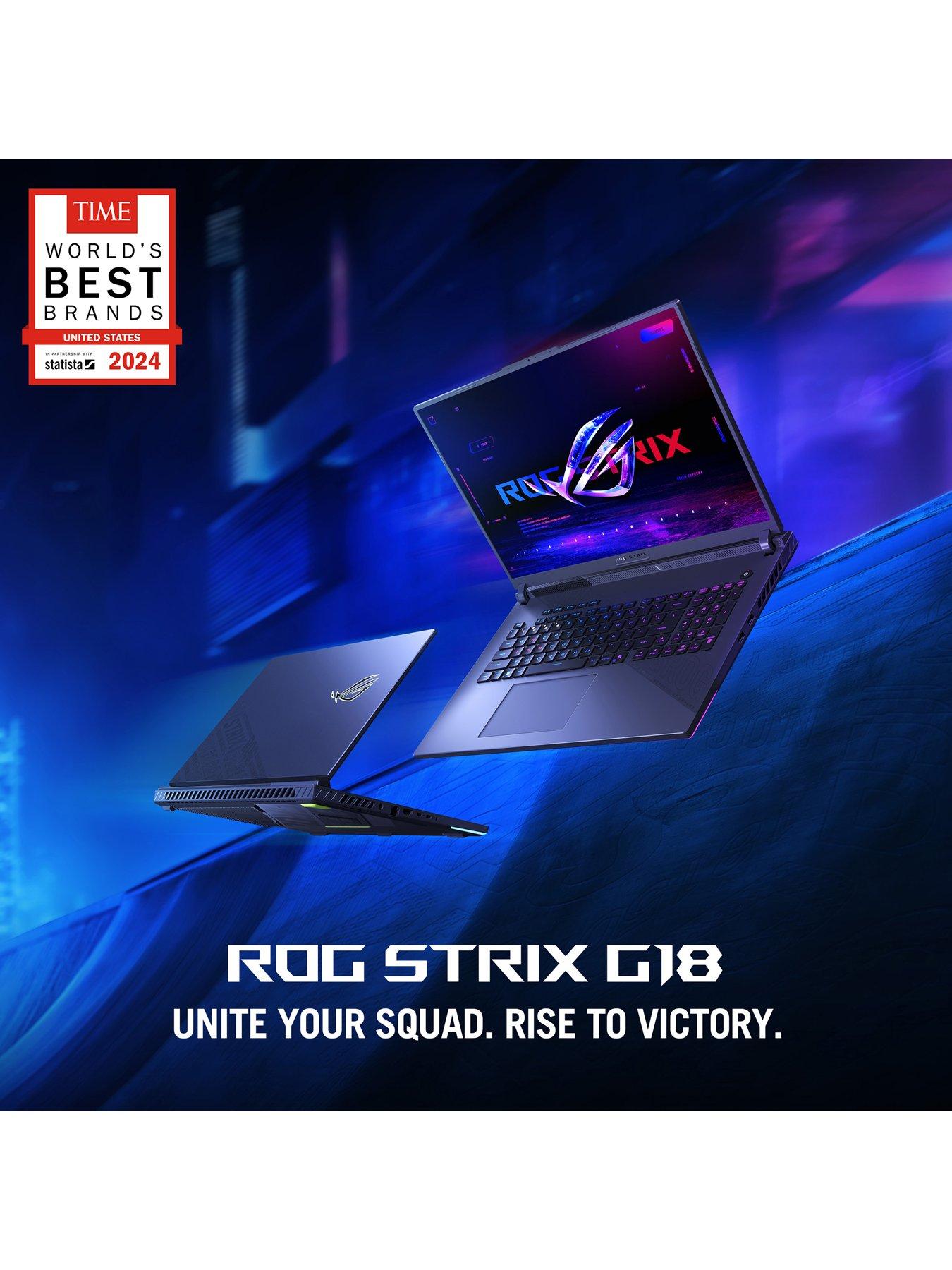 Image 4 of 7 of Asus Strix G18 18in 2560 x 1600 Gaming Laptop - GeForce RTX 5070 Ti - Intel Core Ultra 9 290HX - 32GB RAM, 1TB SSD - Grey