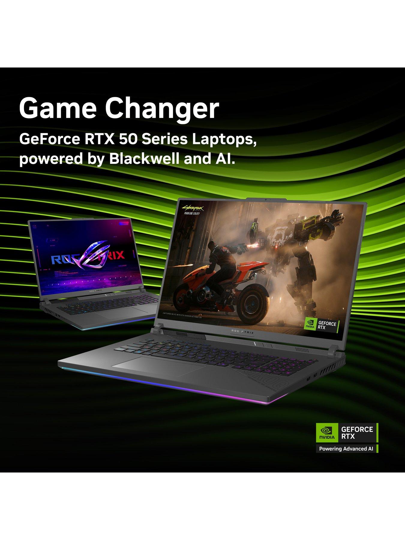 Image 6 of 7 of Asus Strix G18 18in 2560 x 1600 Gaming Laptop - GeForce RTX 5070 Ti - Intel Core Ultra 9 290HX - 32GB RAM, 1TB SSD - Grey