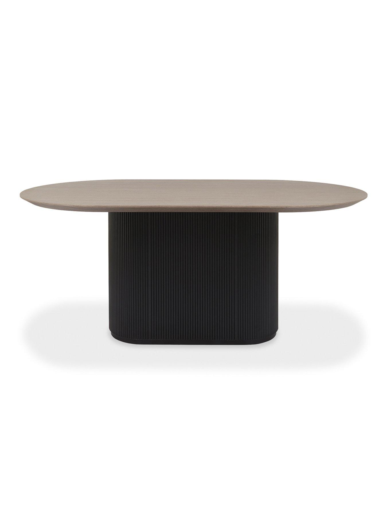 Image 3 of 6 of Bentley Designs Jorge Grey Oak 6 Seater Dining Table