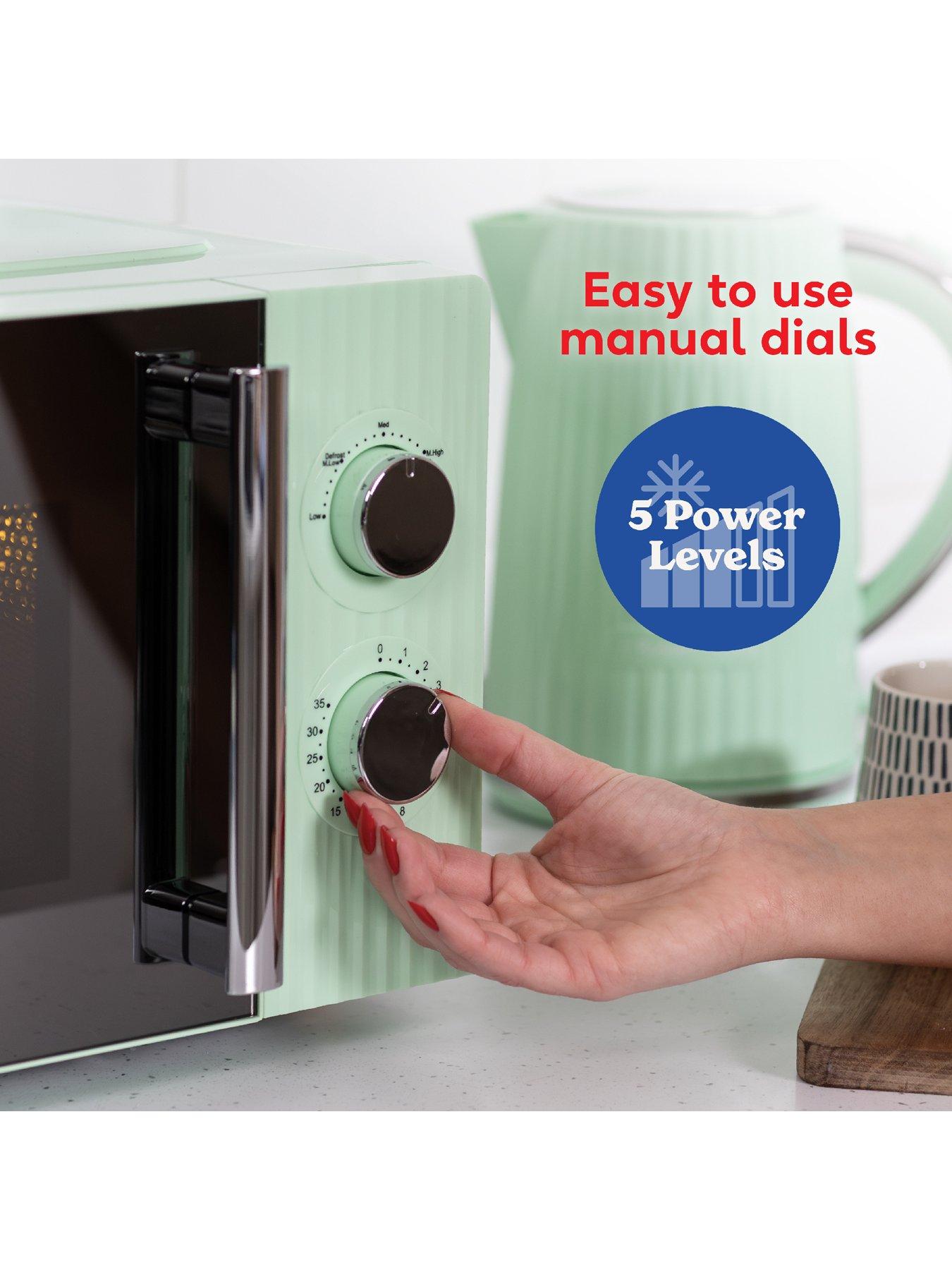 Image 6 of 7 of Russell Hobbs Eden 17 Litre Pistachio Green Manual Microwave