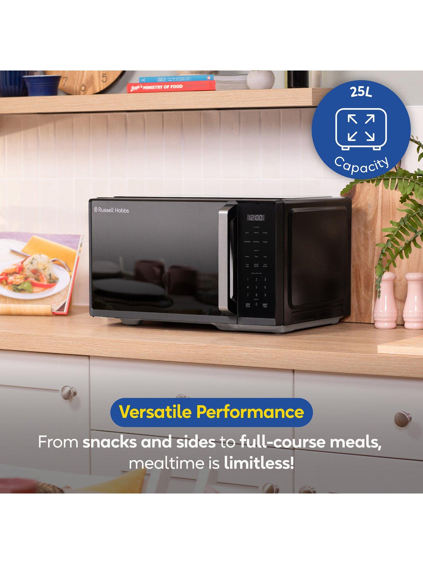 Image 4 of 7 of Russell Hobbs Russell Hobbs 25 Litre Black Touch Control Digital Microwave