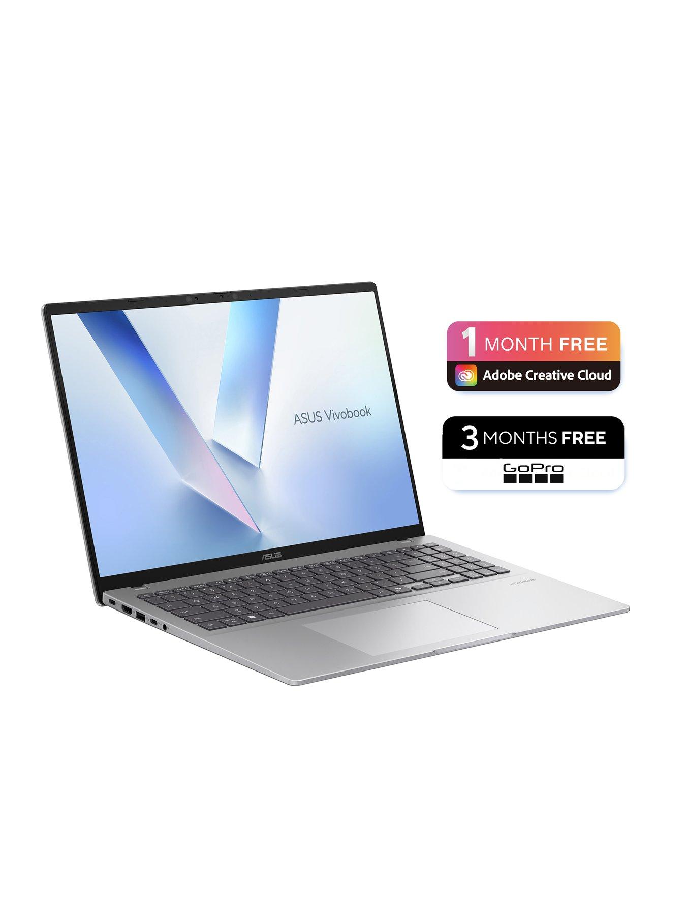 Image 2 of 7 of Asus Vivobook 16 16in WUXGA 1920 x 1200 Laptop - Intel Core Ultra 5 - 16GB RAM, 512GB SSD - Grey