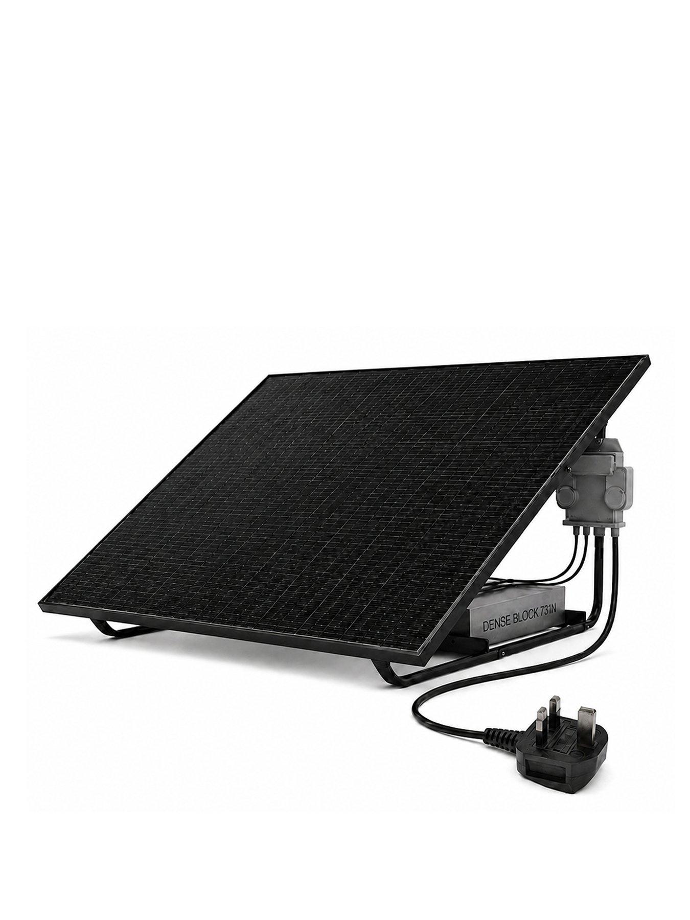 Image 1 of 7 of UKSOL 460w&nbsp;Plug-in Solar Pro Compact Ground Mount (APSystems EZ1-M, 1x 460W panel)