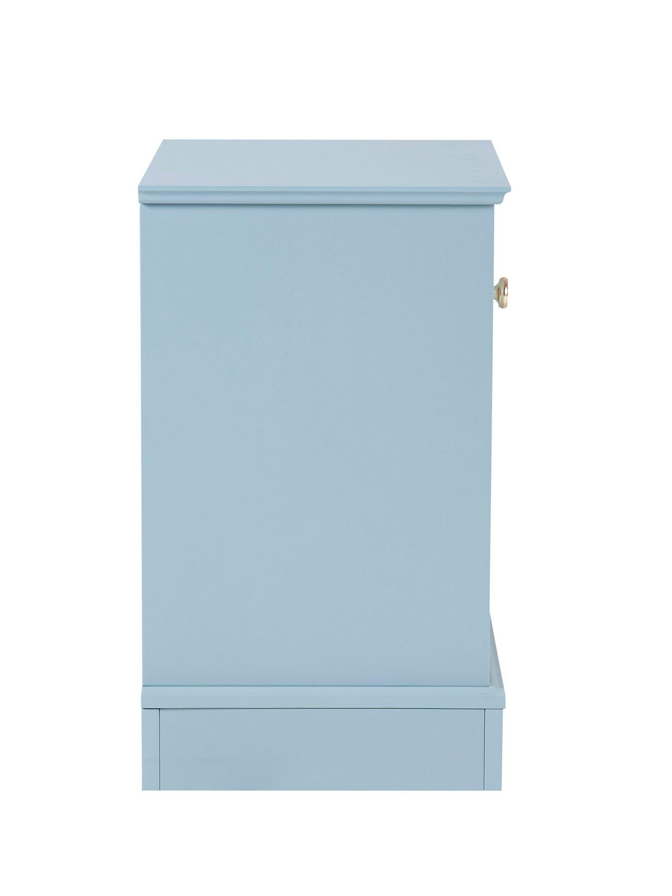 Image 6 of 7 of Dusk Ruby 1 Drawer Nighstand - Sky Blue