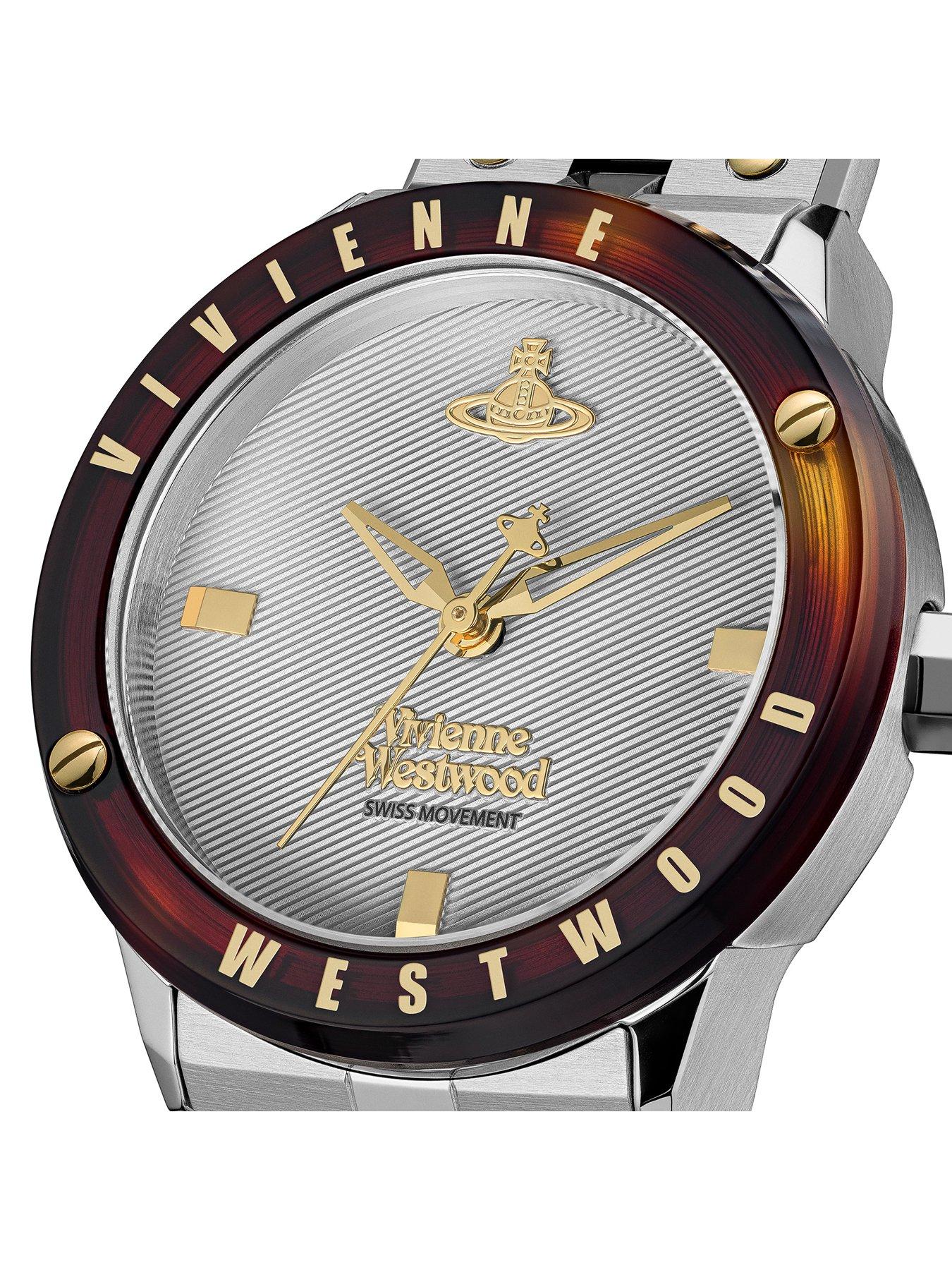 Image 2 of 5 of Vivienne Westwood Womens Trellick Swiss Quartz Stainless Steel Bracelet Watch - Silver