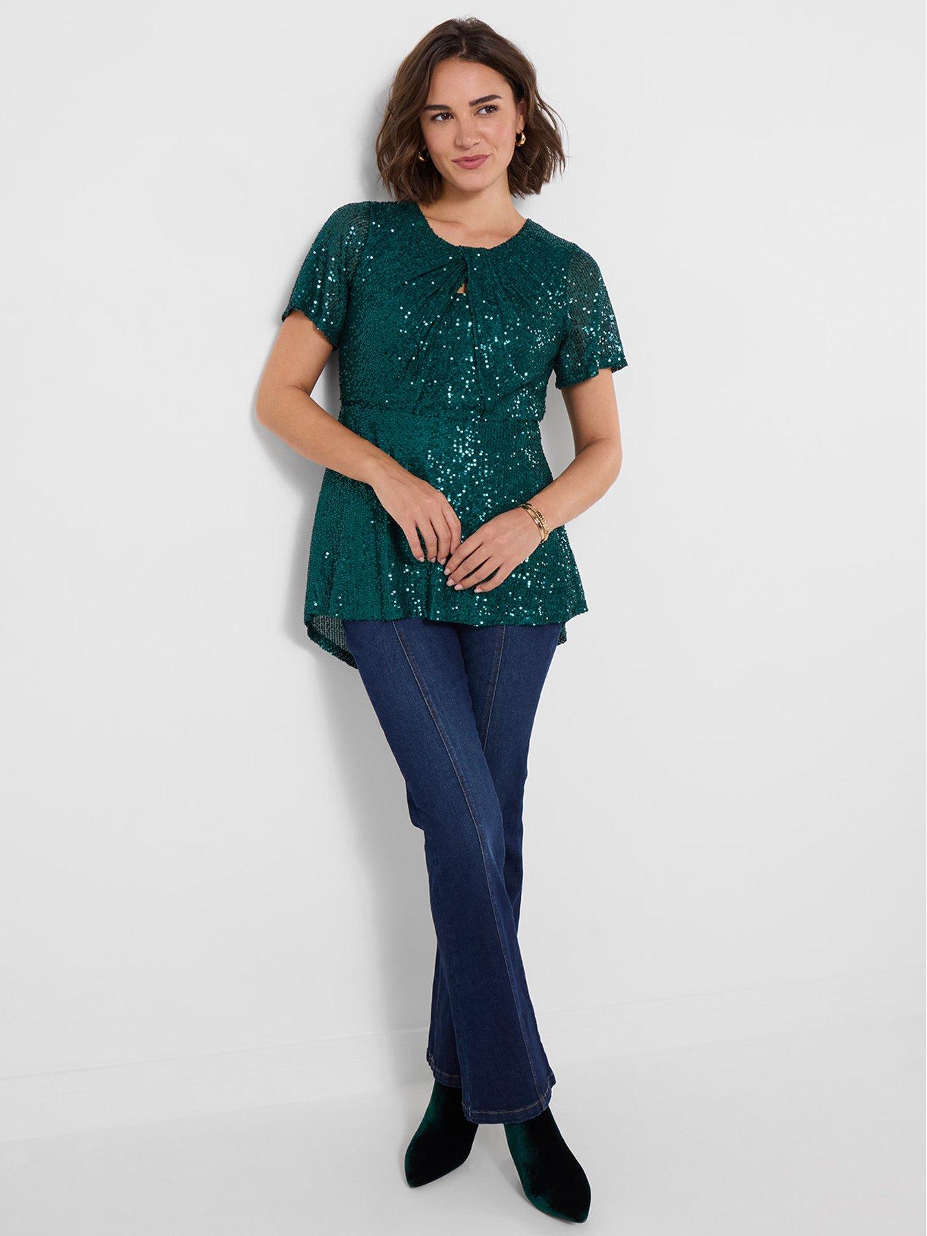 Image 4 of 5 of Joe Browns Sparkle Season Sequined Top
