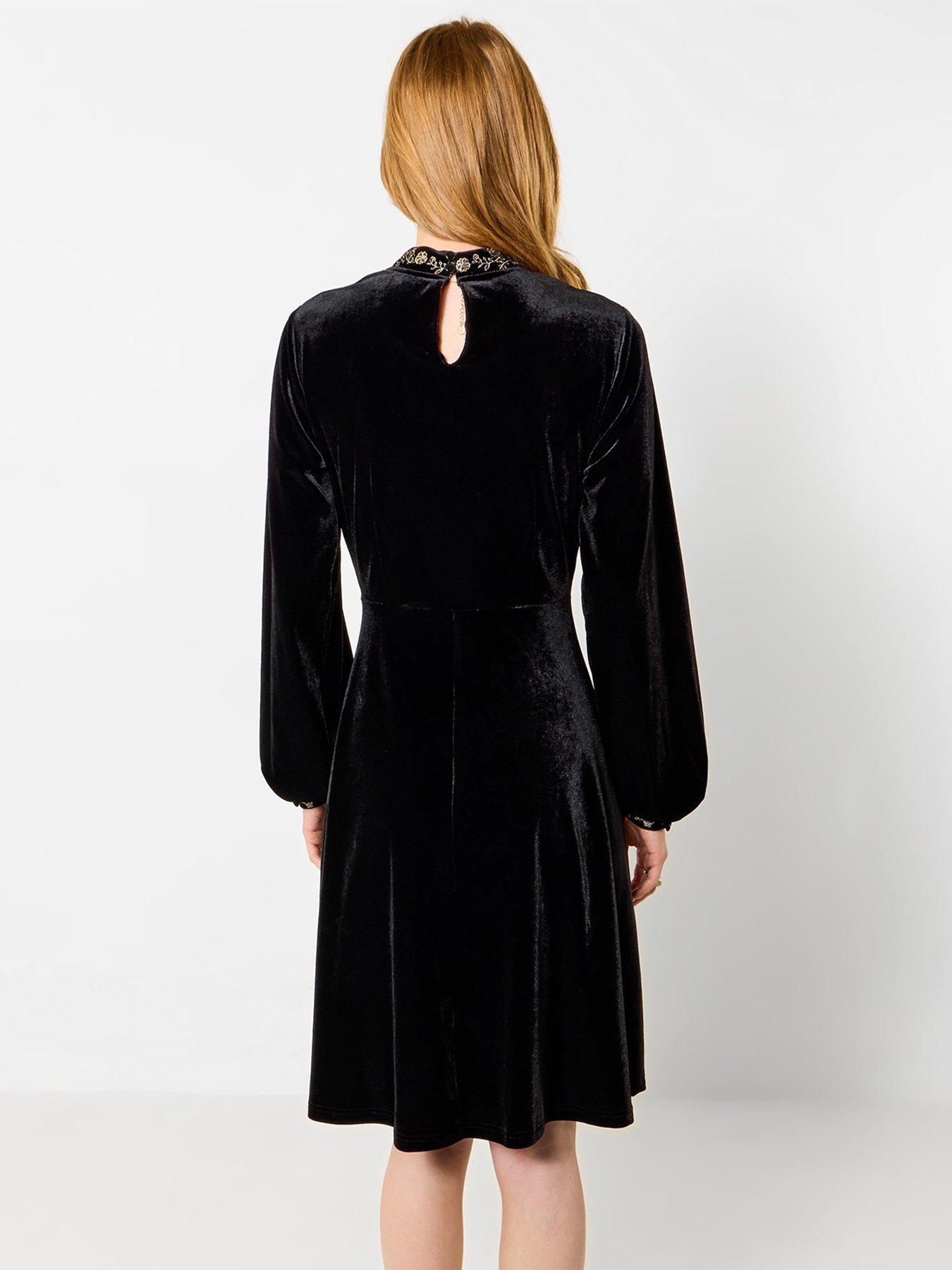 Image 2 of 7 of Joe Browns Boutique Embroidered Velour Dress