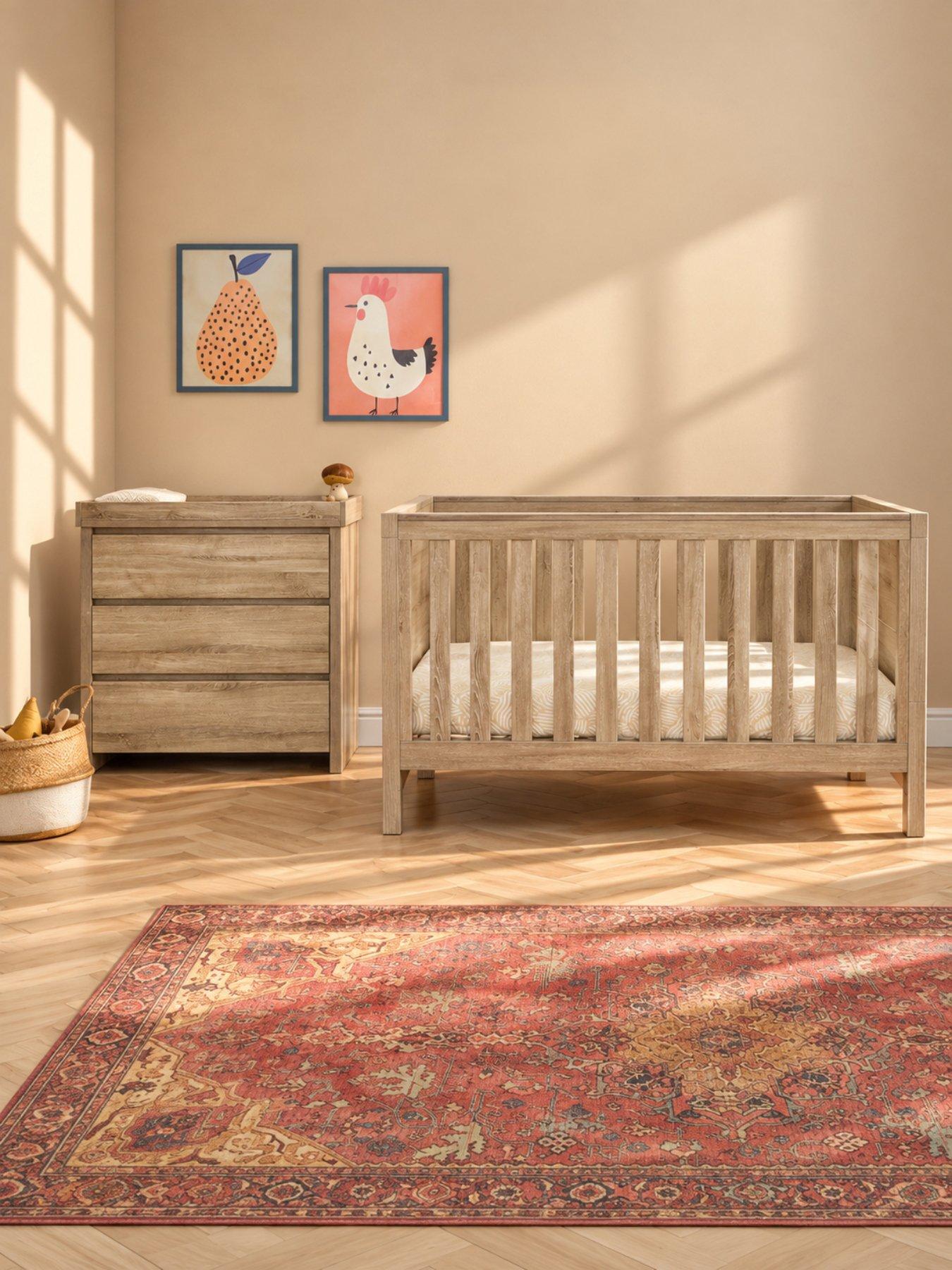Image 1 of 7 of Tutti Bambini Modena 2 Piece Room Set - Oak