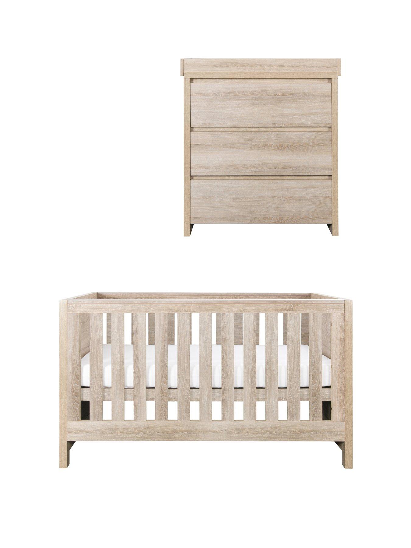 Image 2 of 7 of Tutti Bambini Modena 2 Piece Room Set - Oak