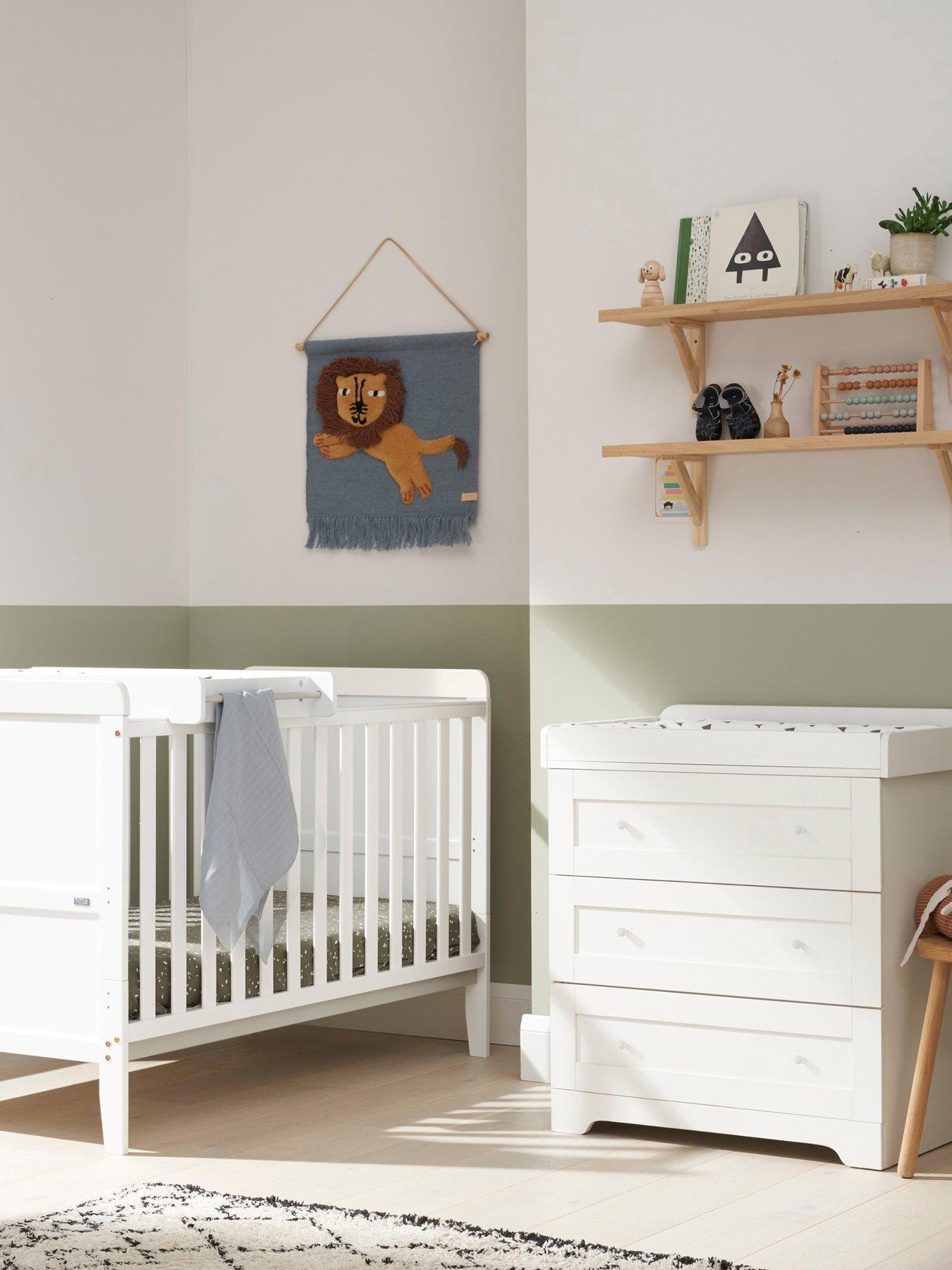 Image 1 of 7 of Tutti Bambini Rio 2pc Nursery Furniture Set - White